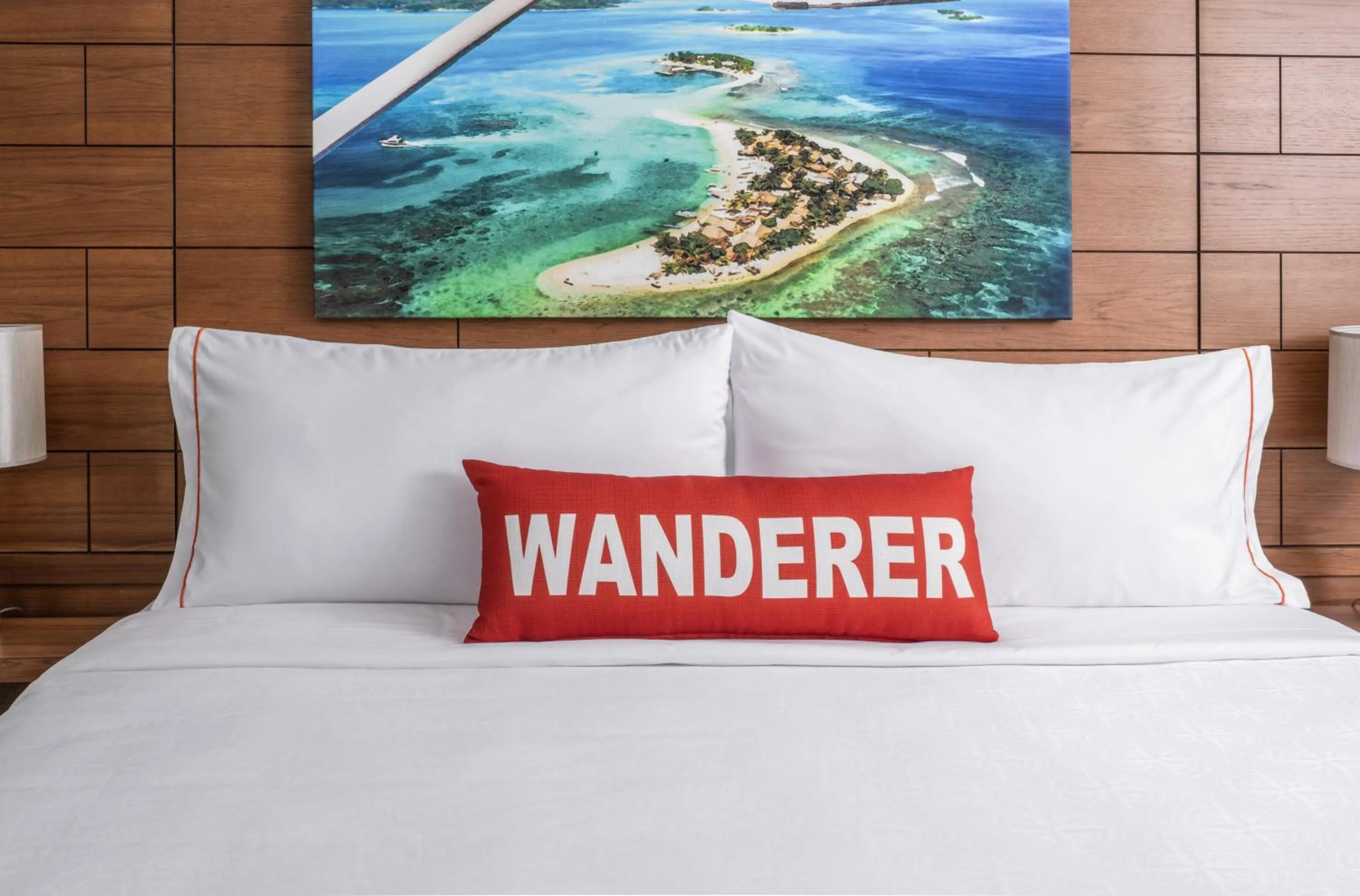 Bed in Compass by Margaritaville Hotel Naples