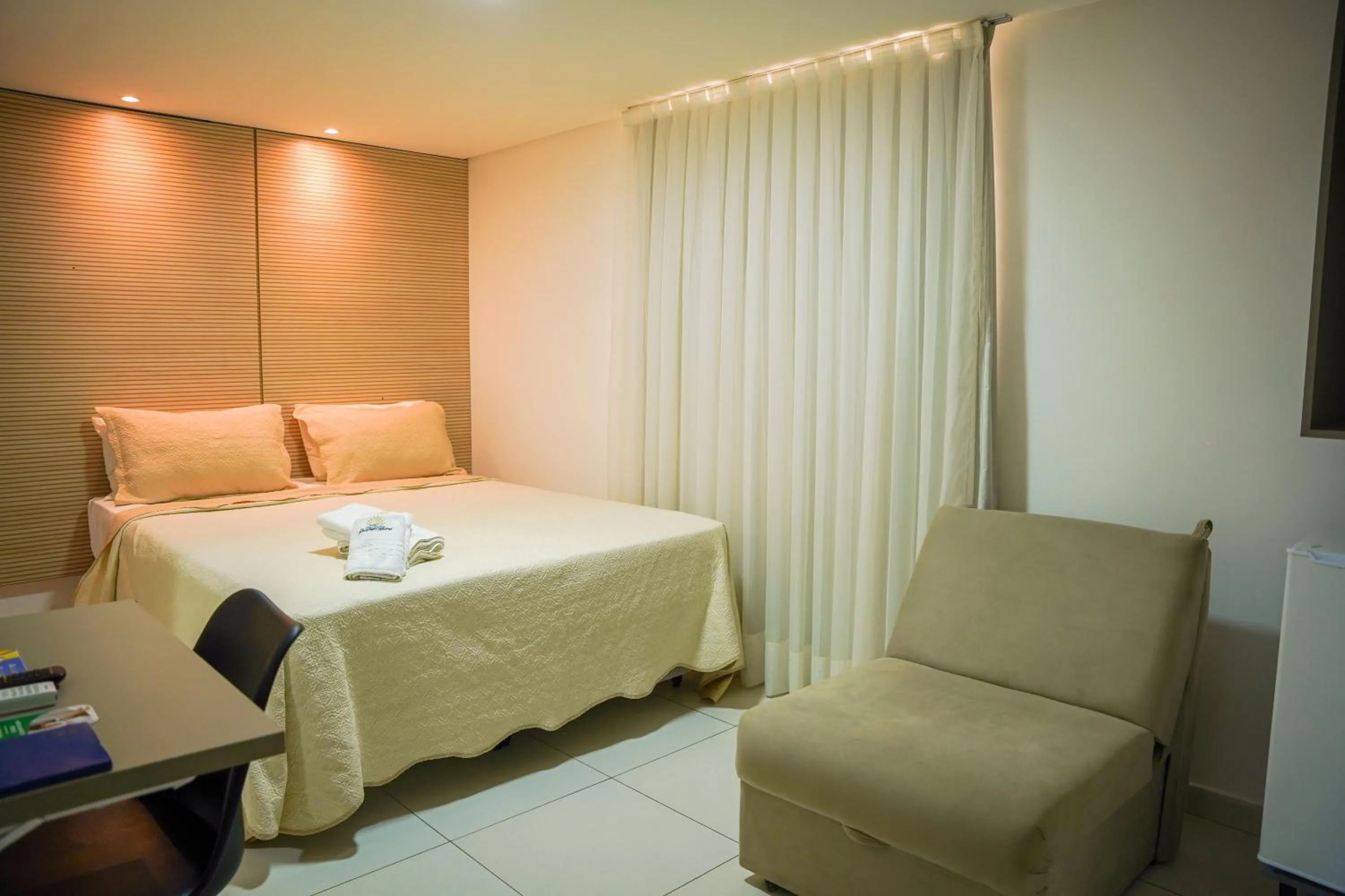 Bed in Hotel Pousada Kairos Manaira