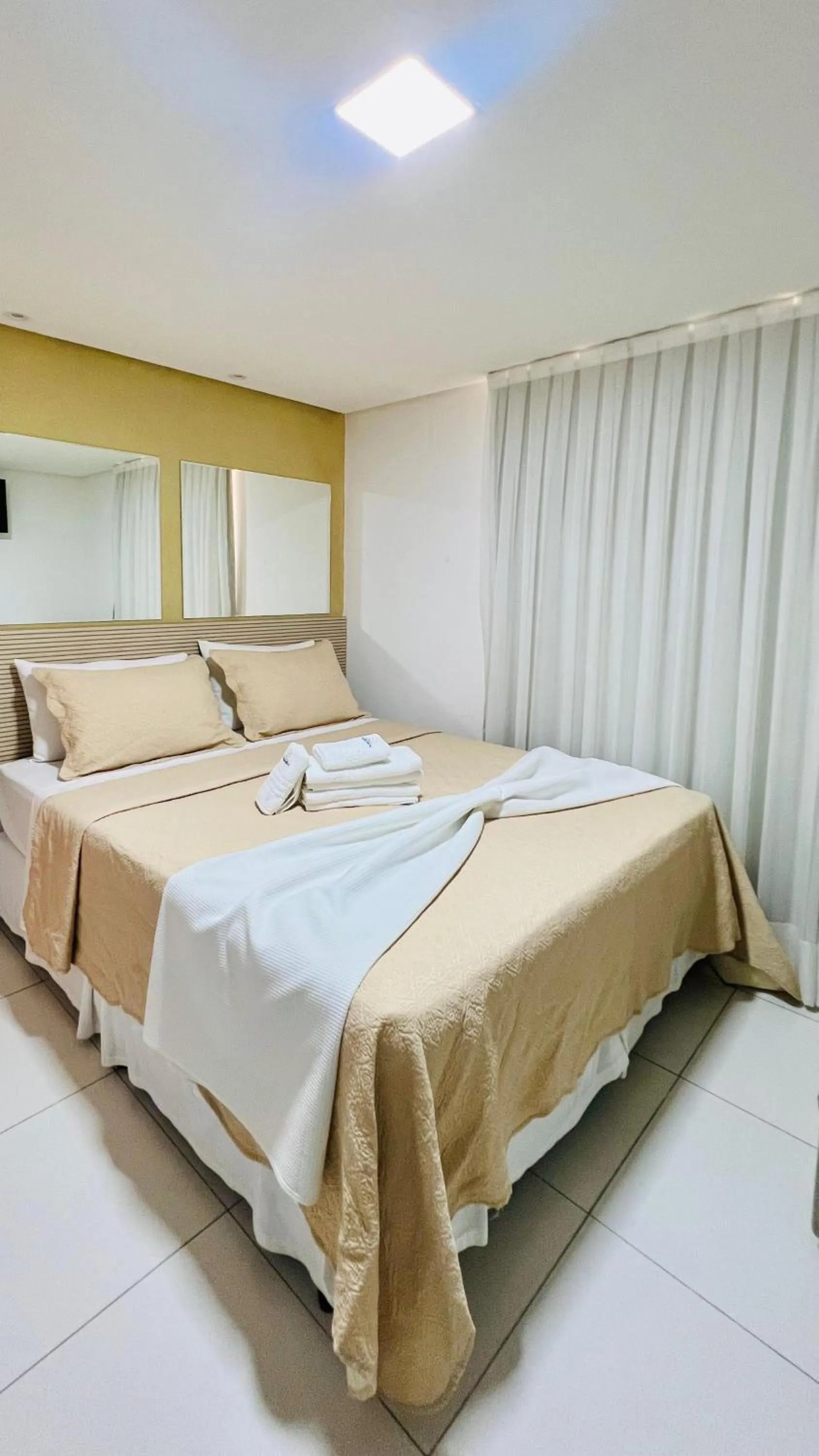 Bed in Hotel Pousada Kairos Manaira