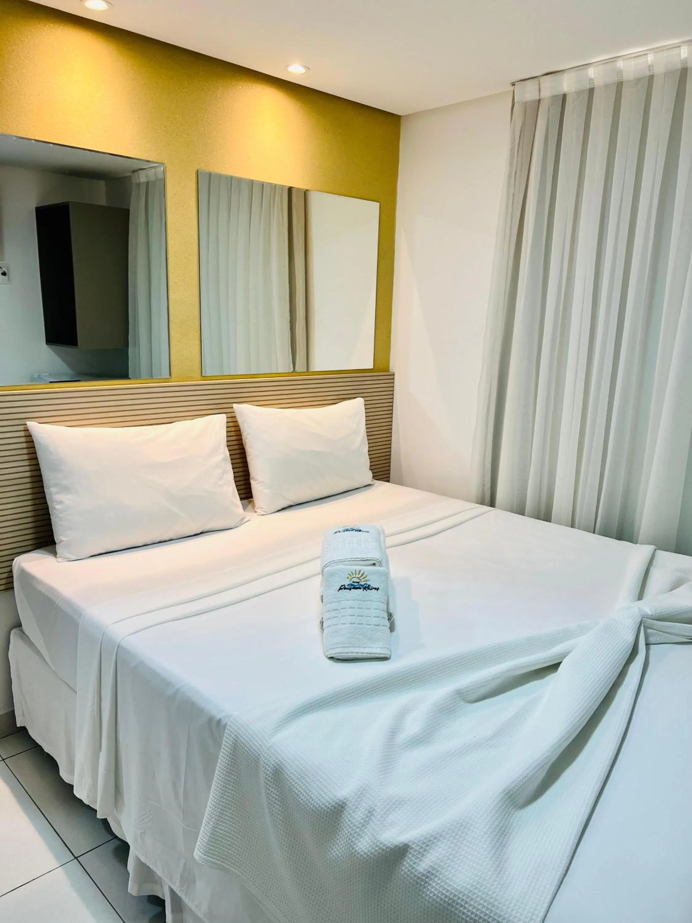 Bed in Hotel Pousada Kairos Manaira