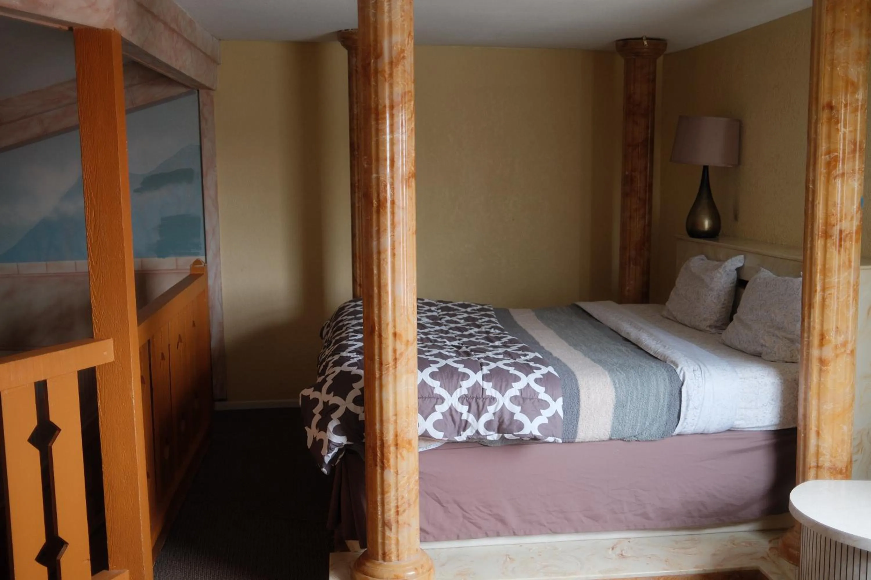 Bed in The Sage Hotel