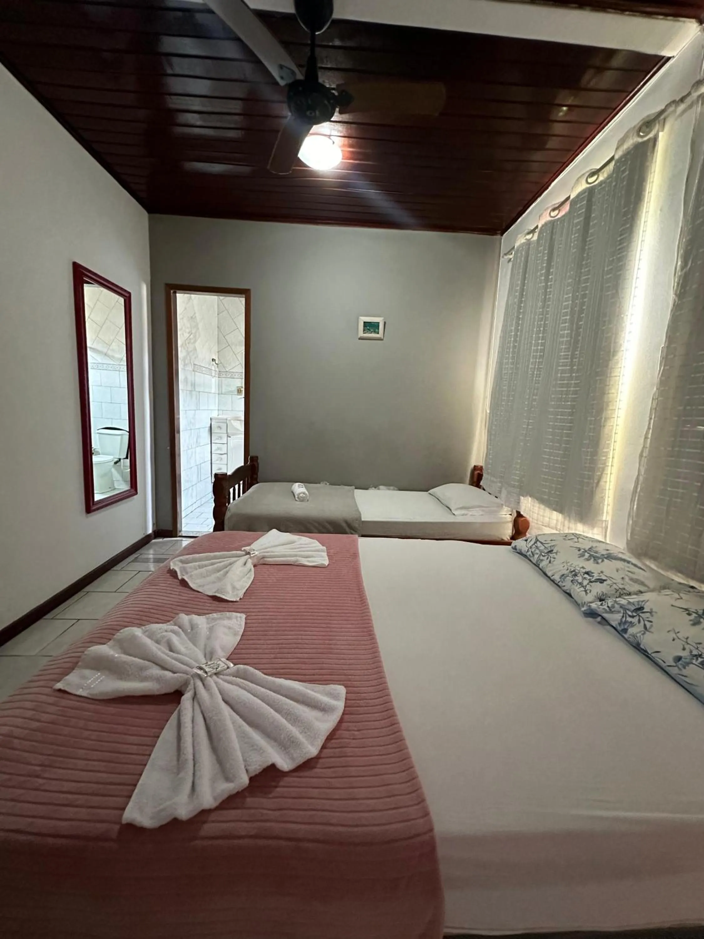 Bed in Pousada Porto di Mare