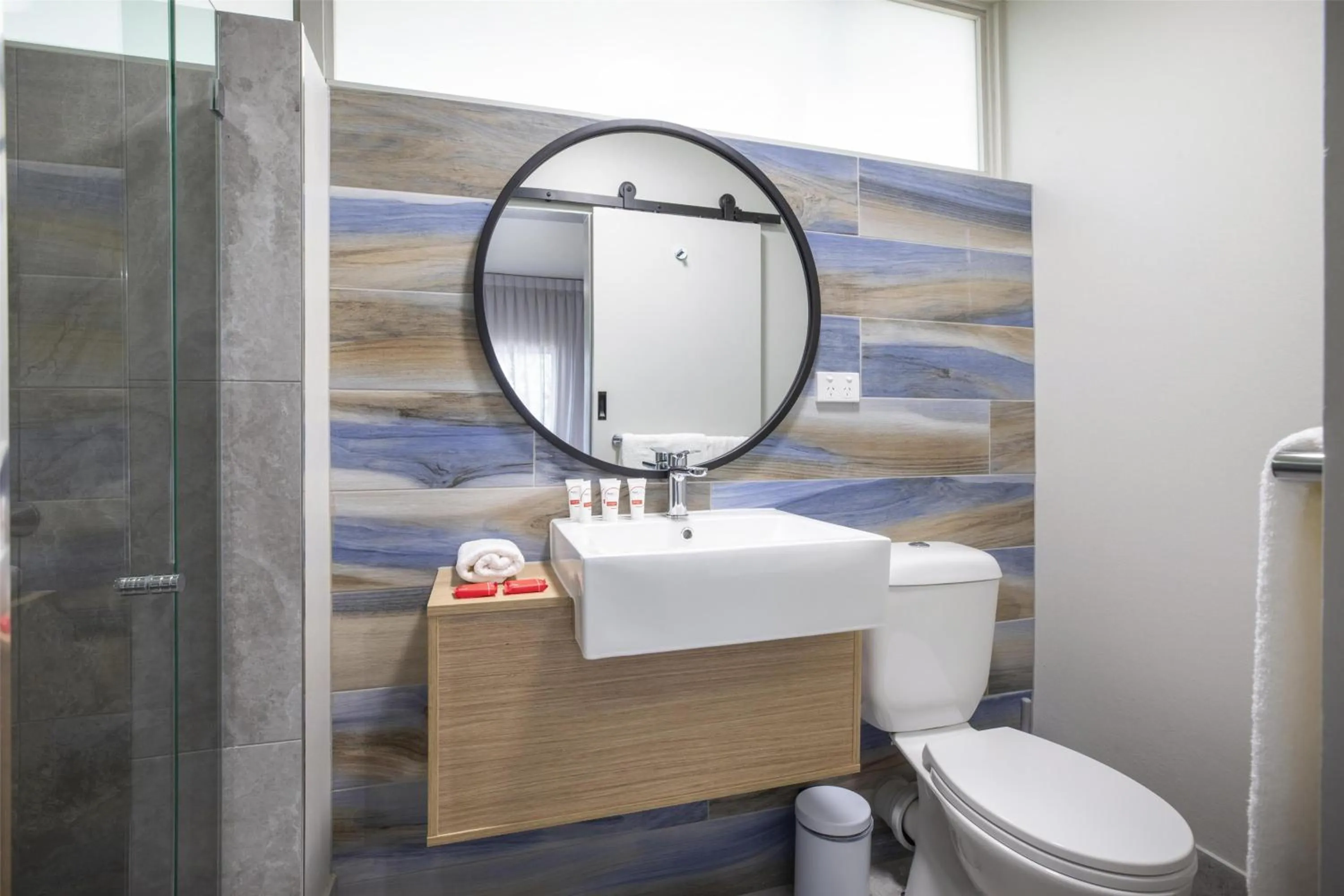 Bathroom in Nightcap at Marine Hotel Cardwell