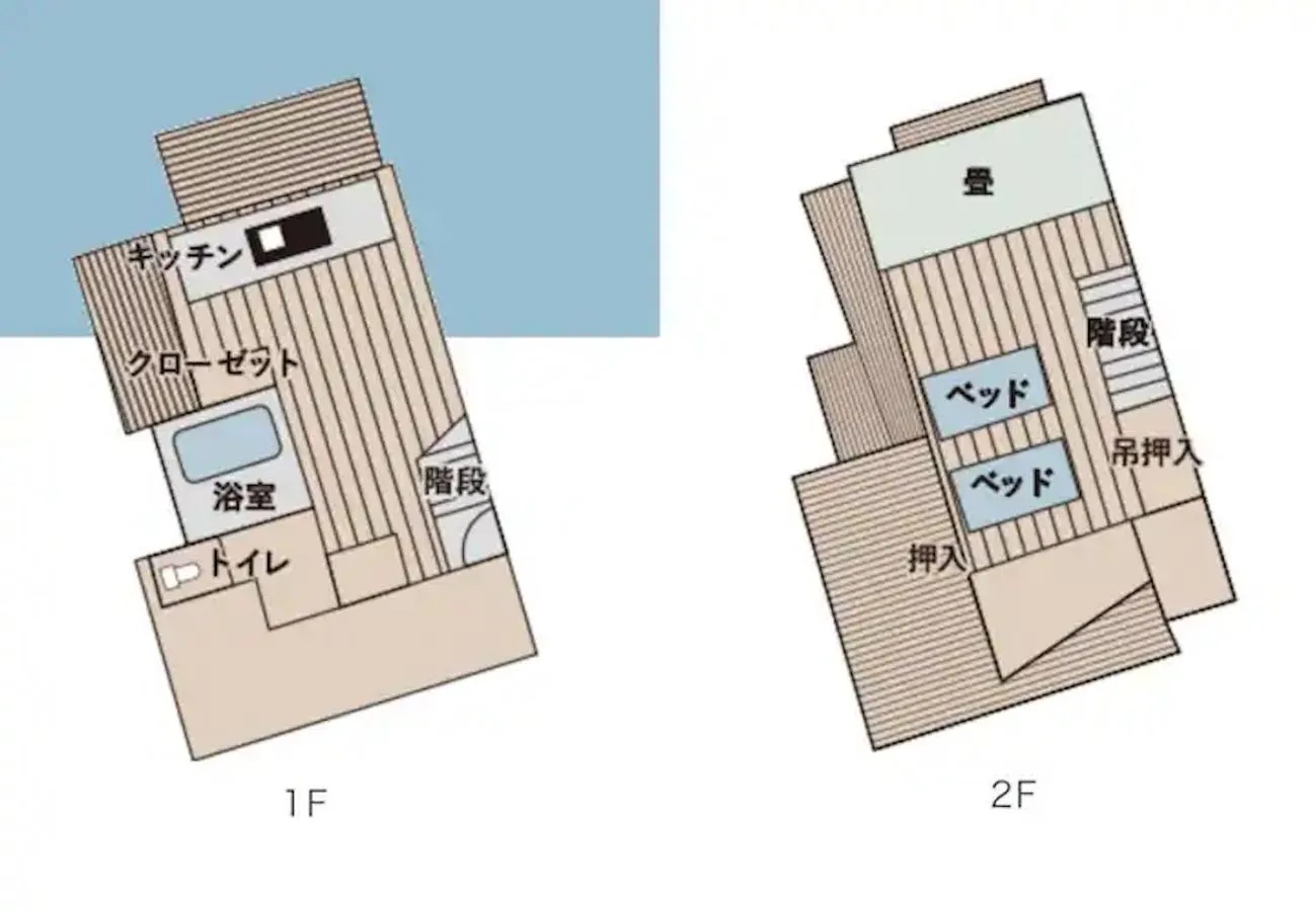Floor plan in Sanjoubou Sansou villa