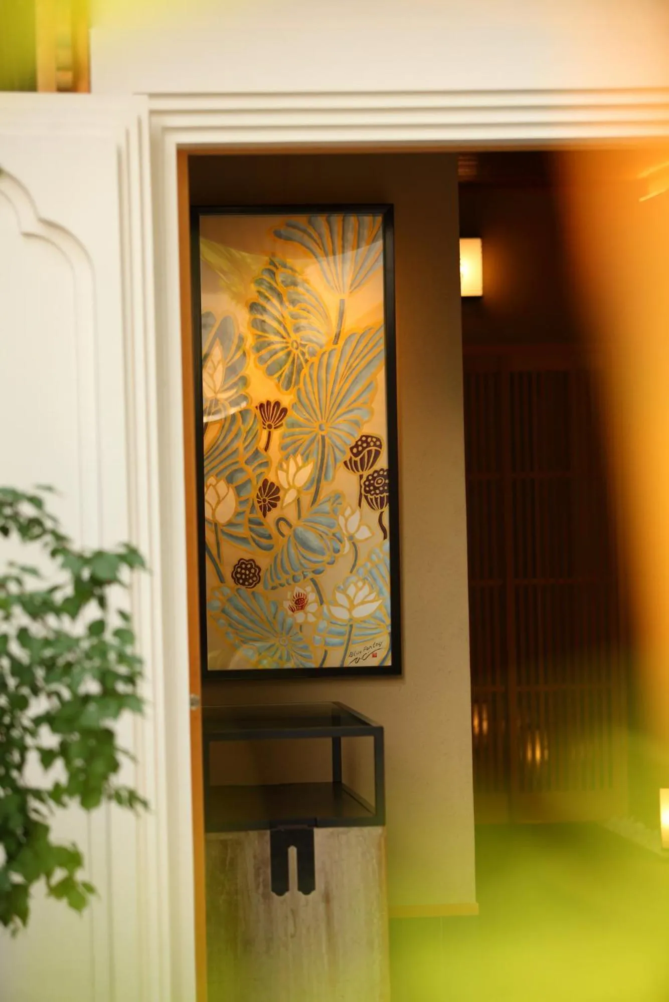 Decorative detail in Sanjoubou Sansou villa