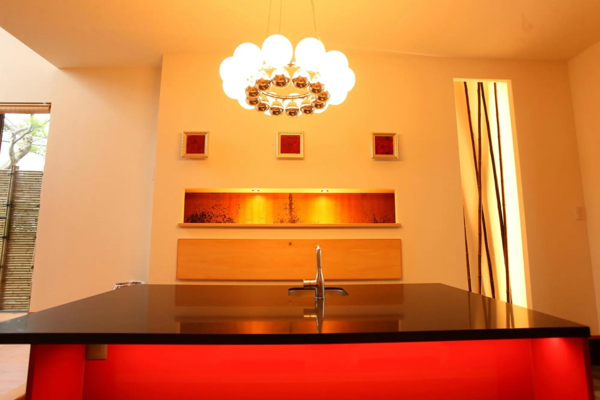 Kitchen or kitchenette in Sanjoubou Sansou villa