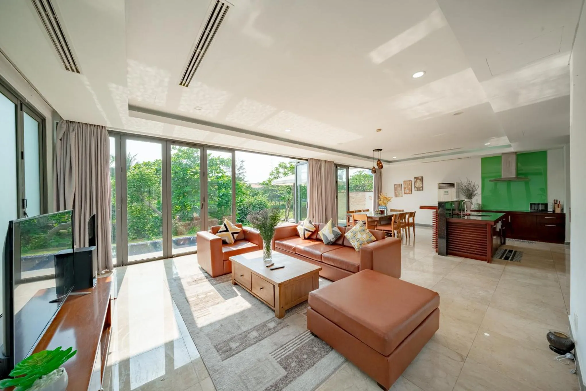 Living room in Memories Holiday beach villa Da Nang