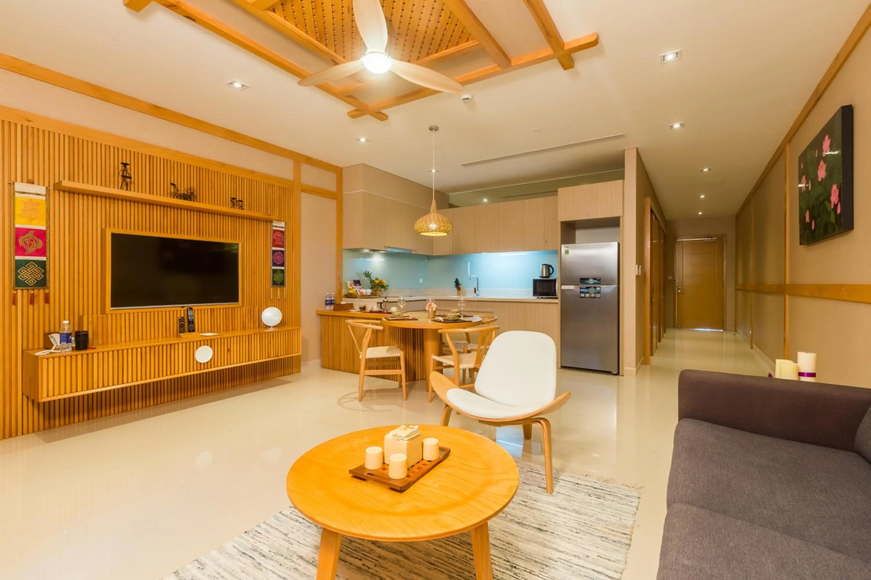 Living room in Memories Holiday beach villa Da Nang