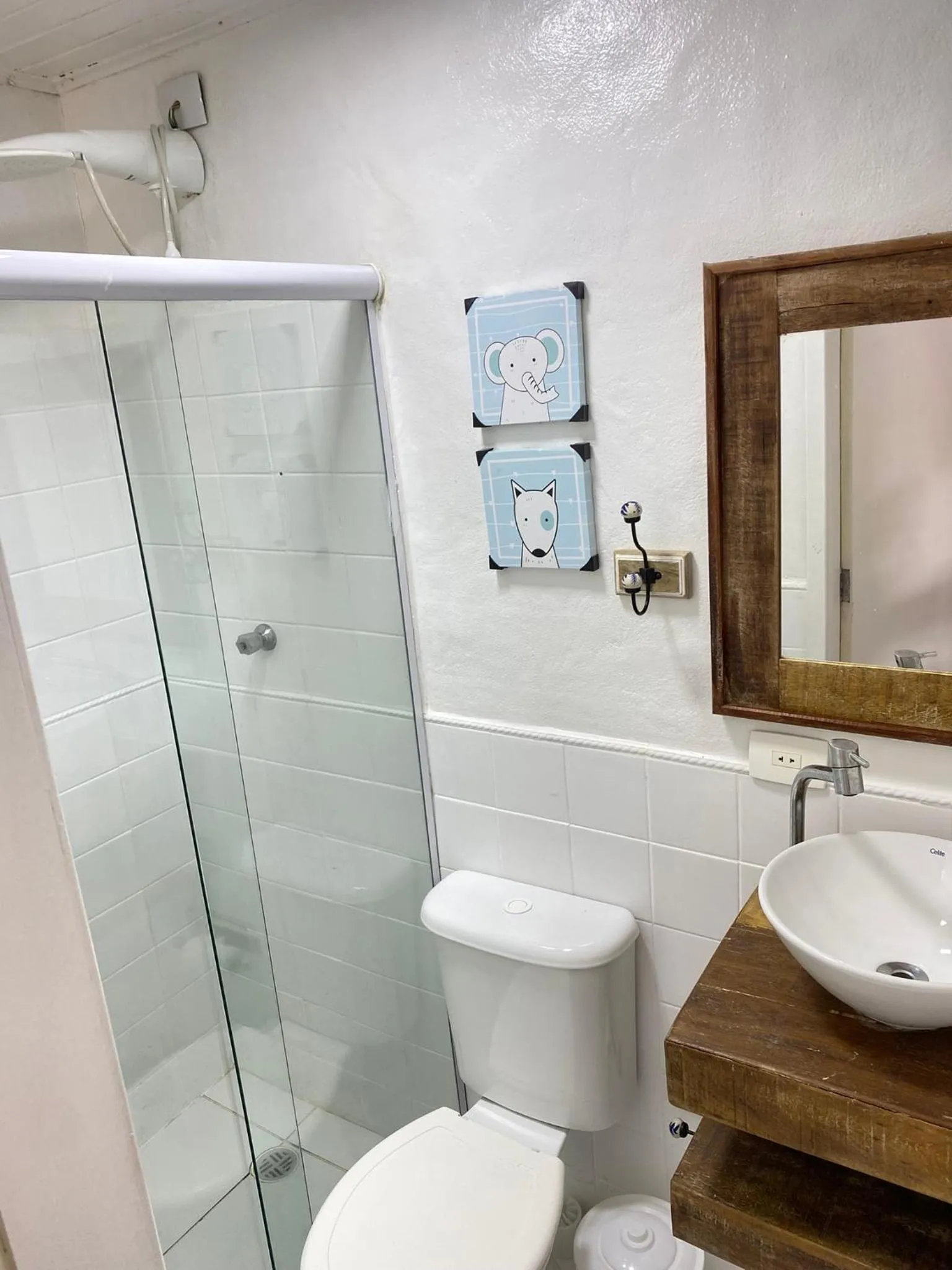 Shower in BOSQUE TOQUE TOQUE Pousada