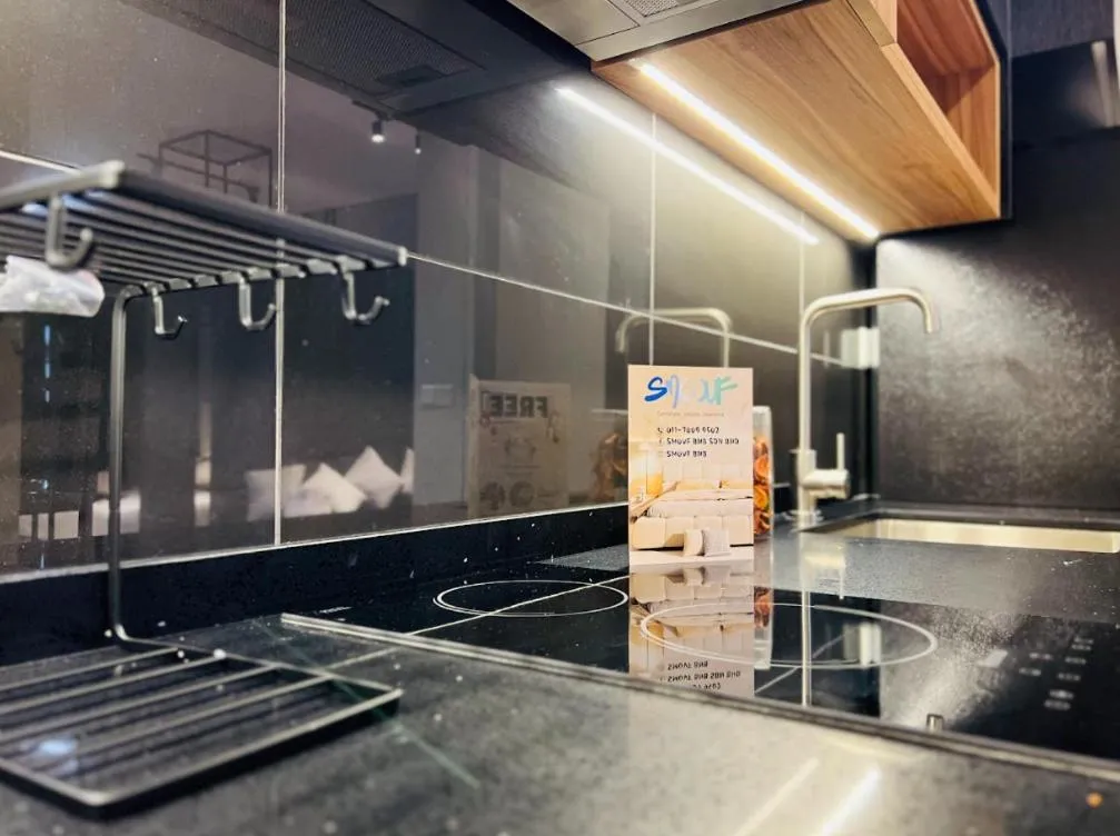 Kitchen or kitchenette in The Axon Bukit Bintang by SMOVF BNB