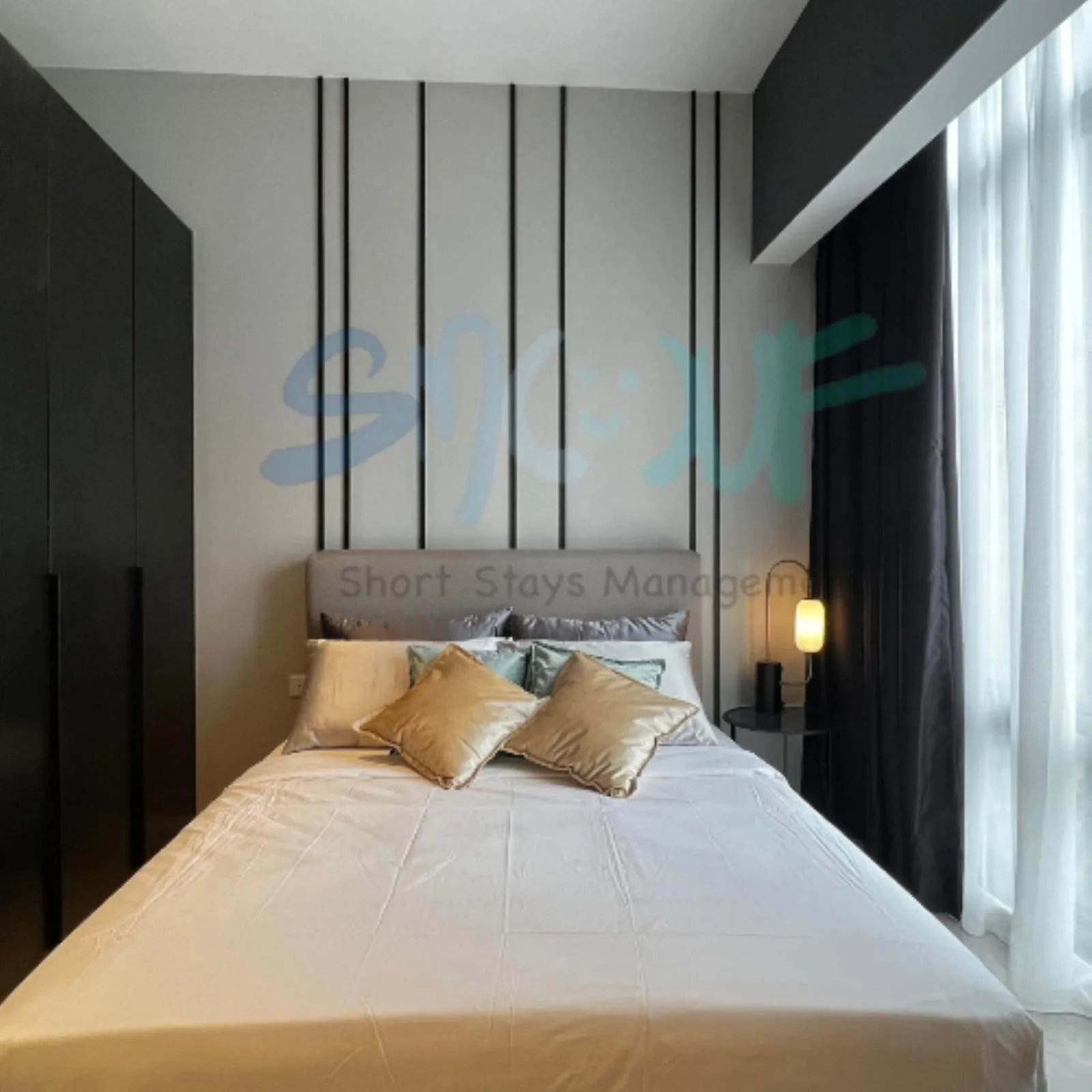 Bed in The Axon Bukit Bintang by SMOVF BNB