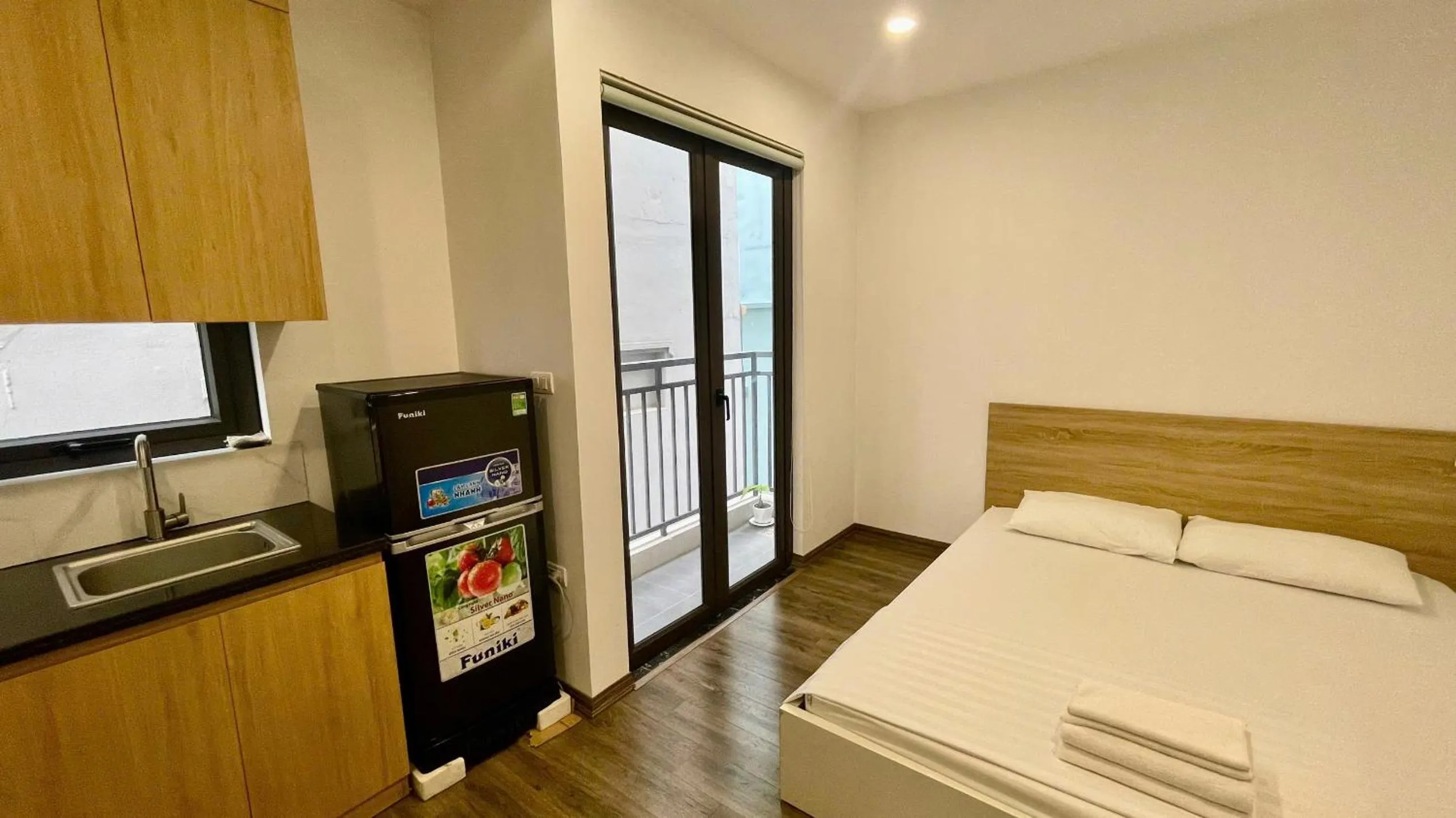 Photo of the whole room, Bed in Era Apartment Khuc Thua Du