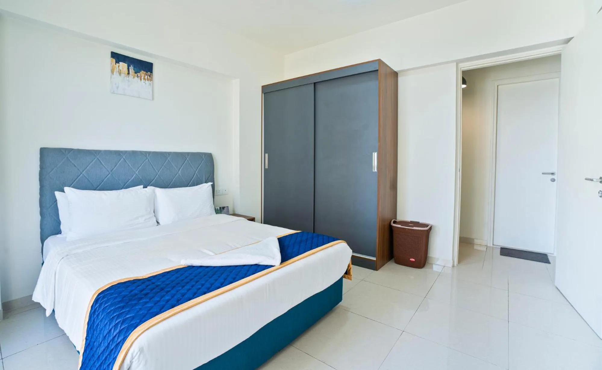 Bedroom, Bed in Apartel by Aarin - Oragadam