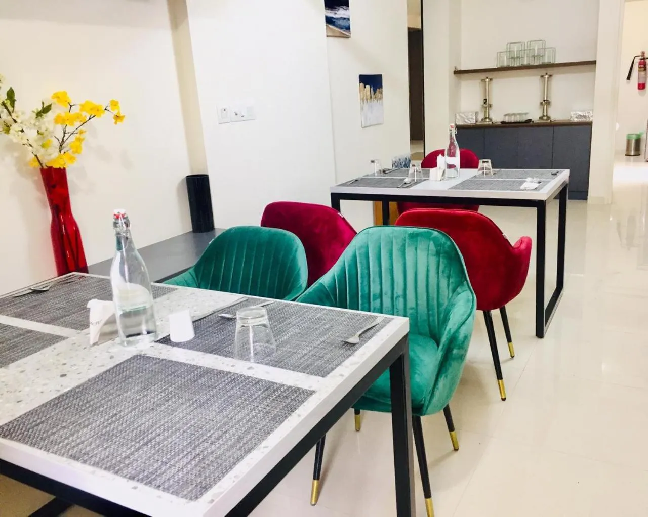 Dining area in Apartel by Aarin - Oragadam