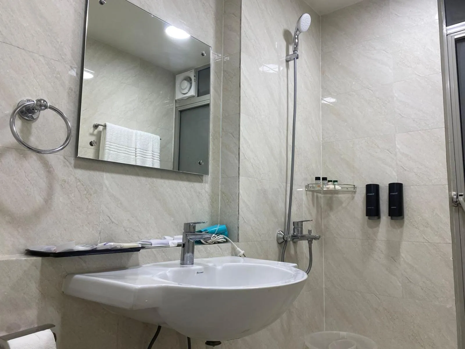 Toilet in Apartel by Aarin - Oragadam