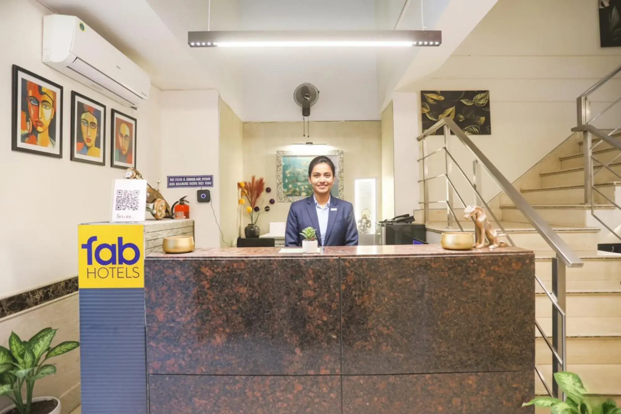 Lobby or reception in FabHotel Rivlet Residency Lobby or reception in FabHotel Rivlet Residency