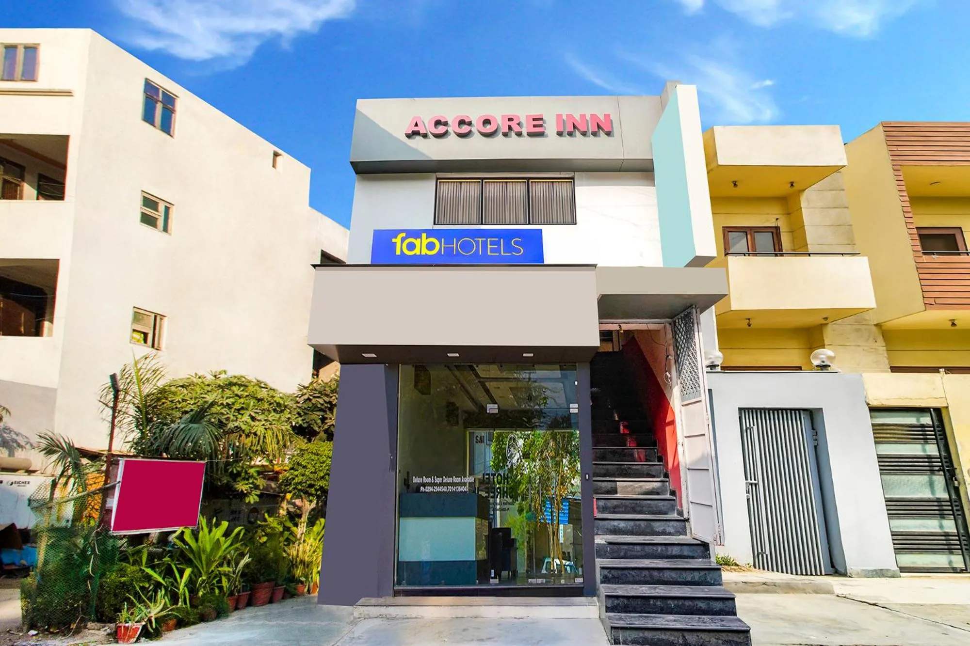 Facade/entrance in Super OYO Hotel O Accore Inn
