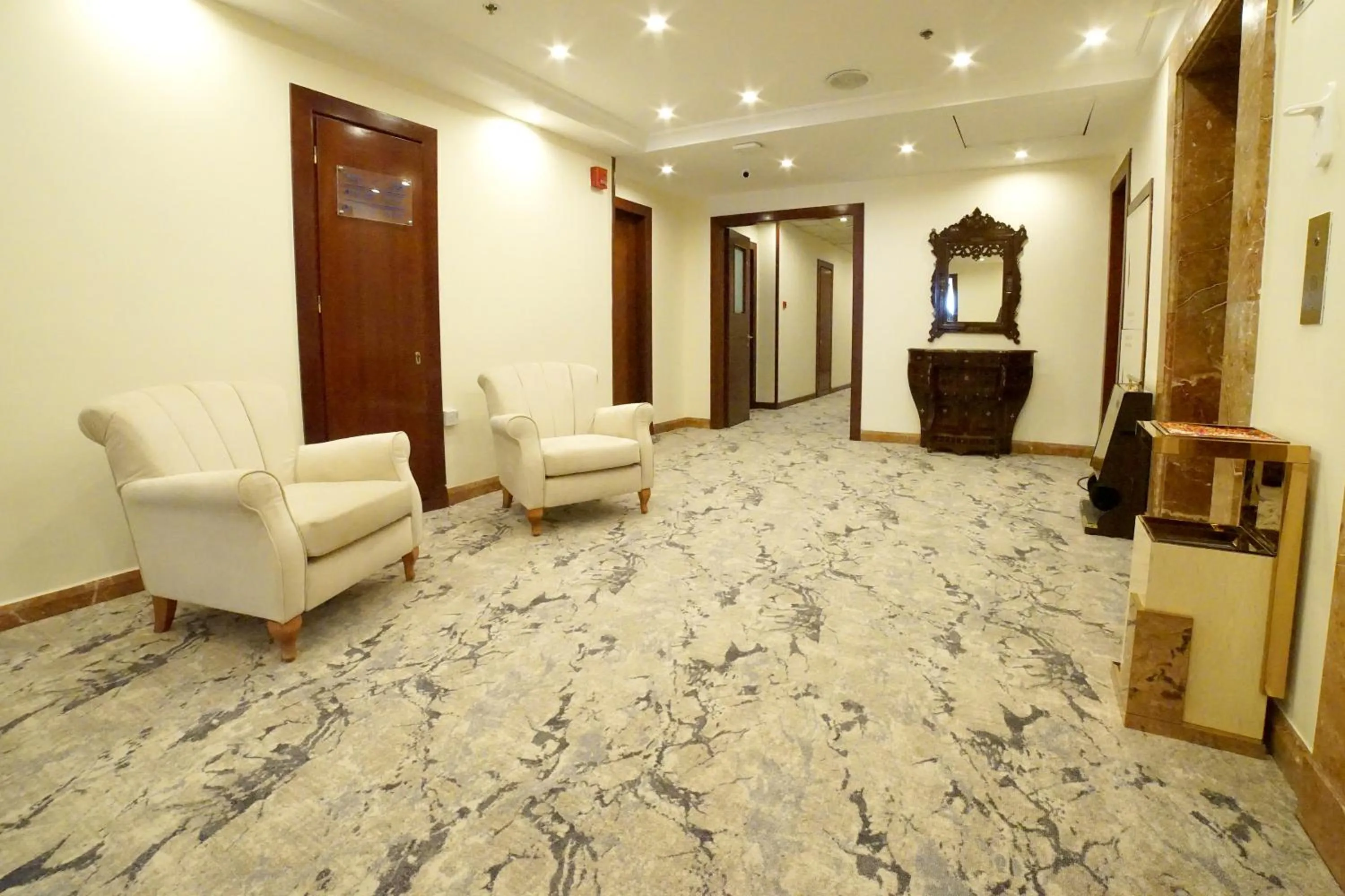 Seating area in Amman Paradise Hotel