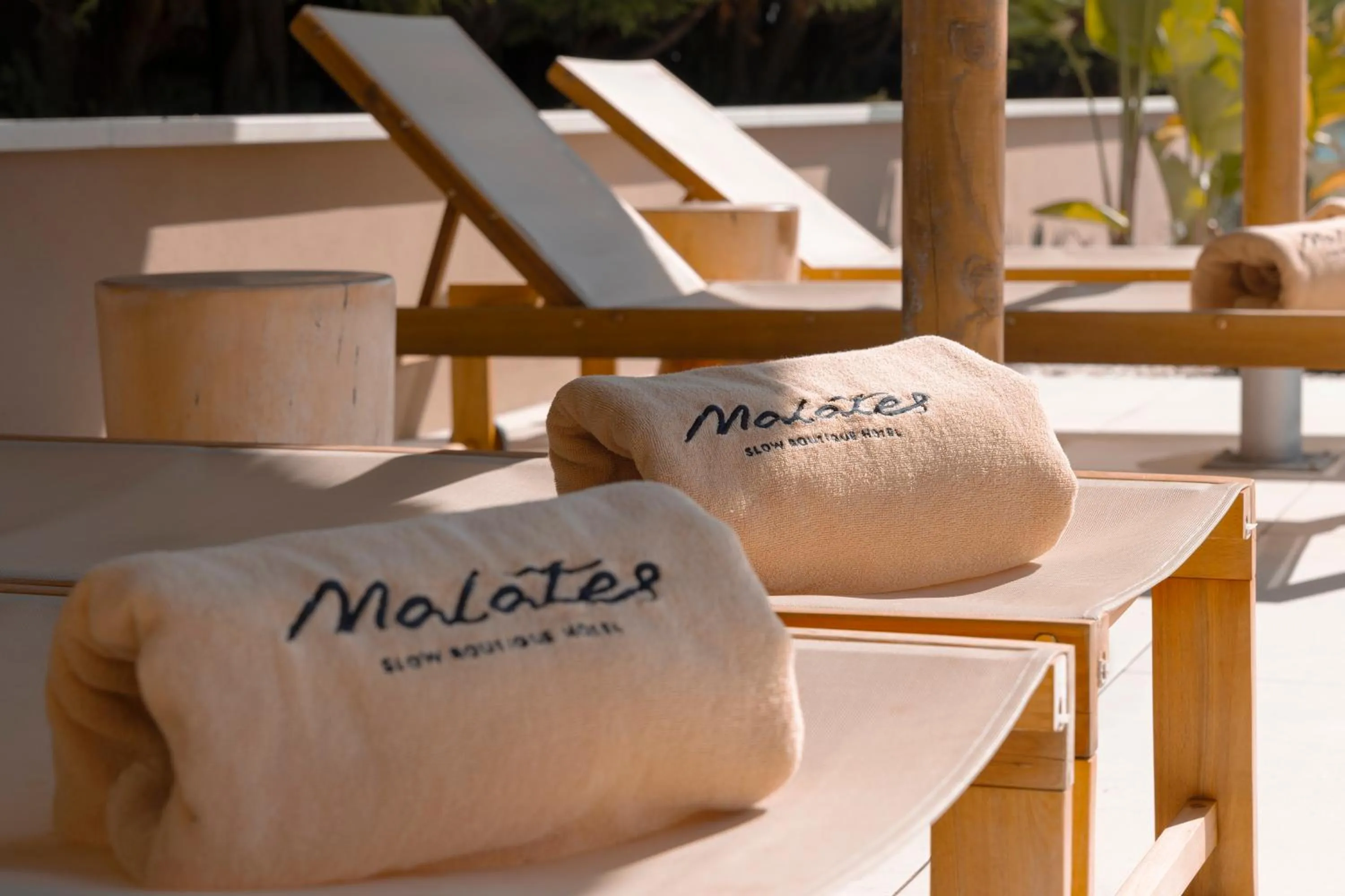 sunbed in Malates Slow Boutique Hotel