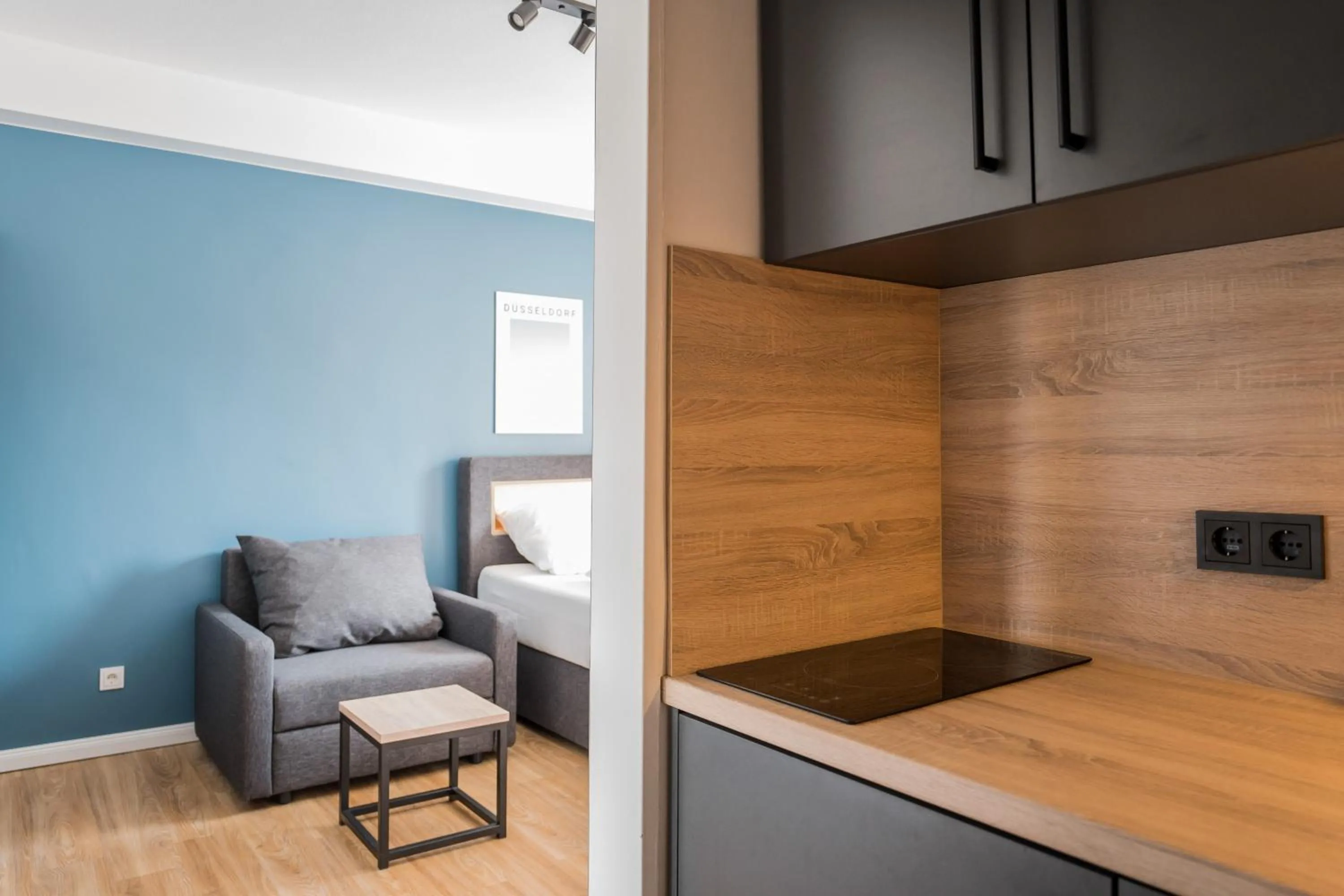 Seating area in Antares Apartments