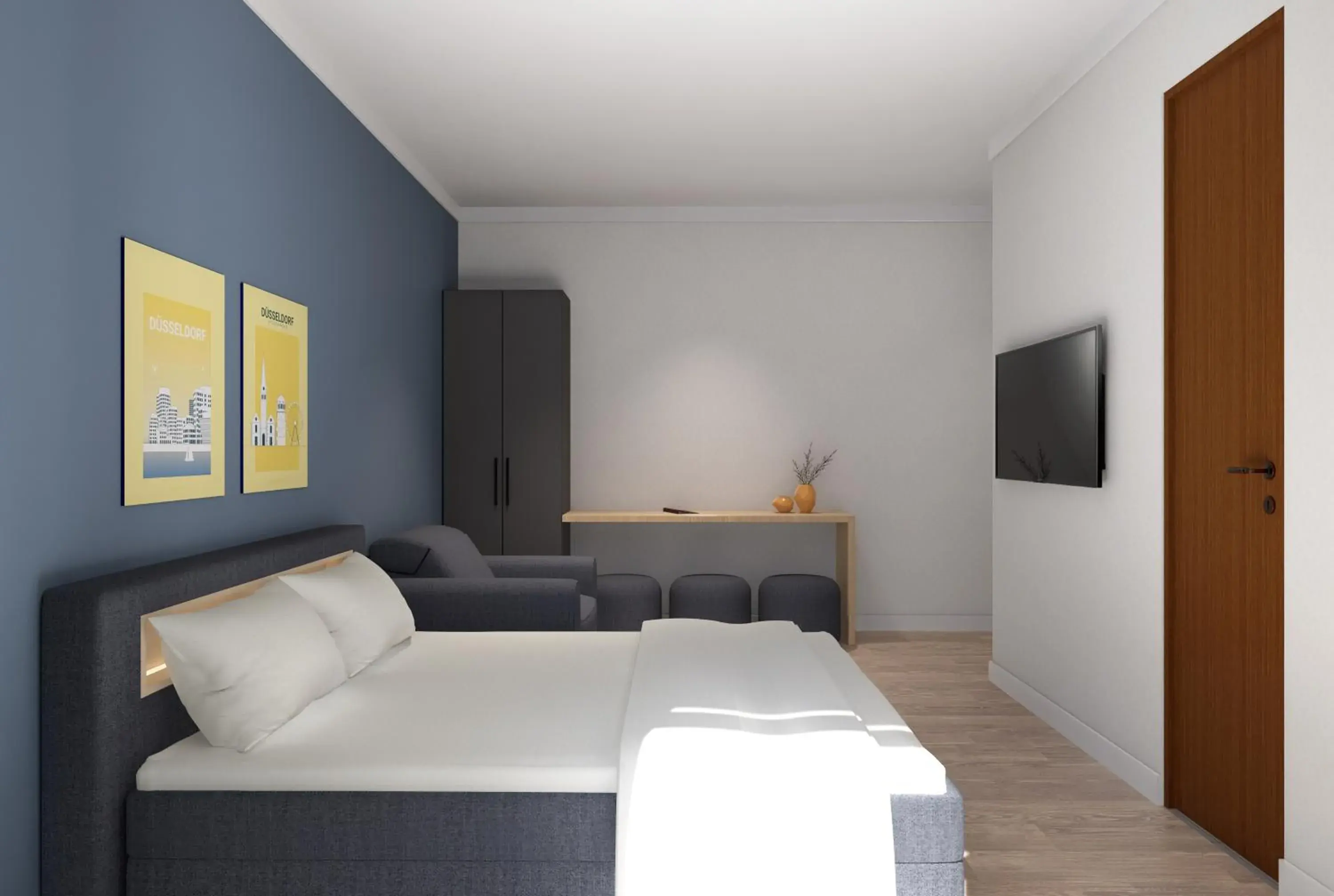 Bed in Antares Apartments Bed in Antares Apartments