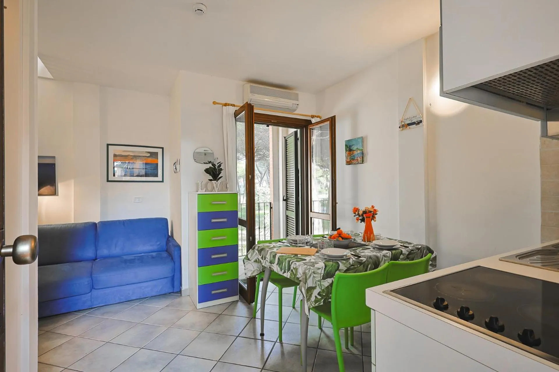 Living room in Pineta Azzurra