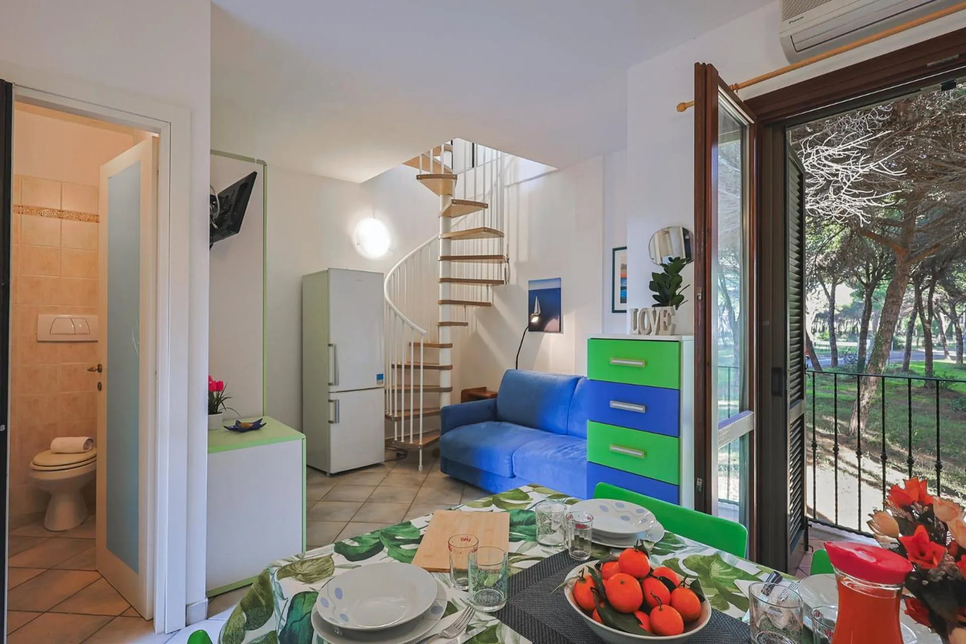 Living room in Pineta Azzurra