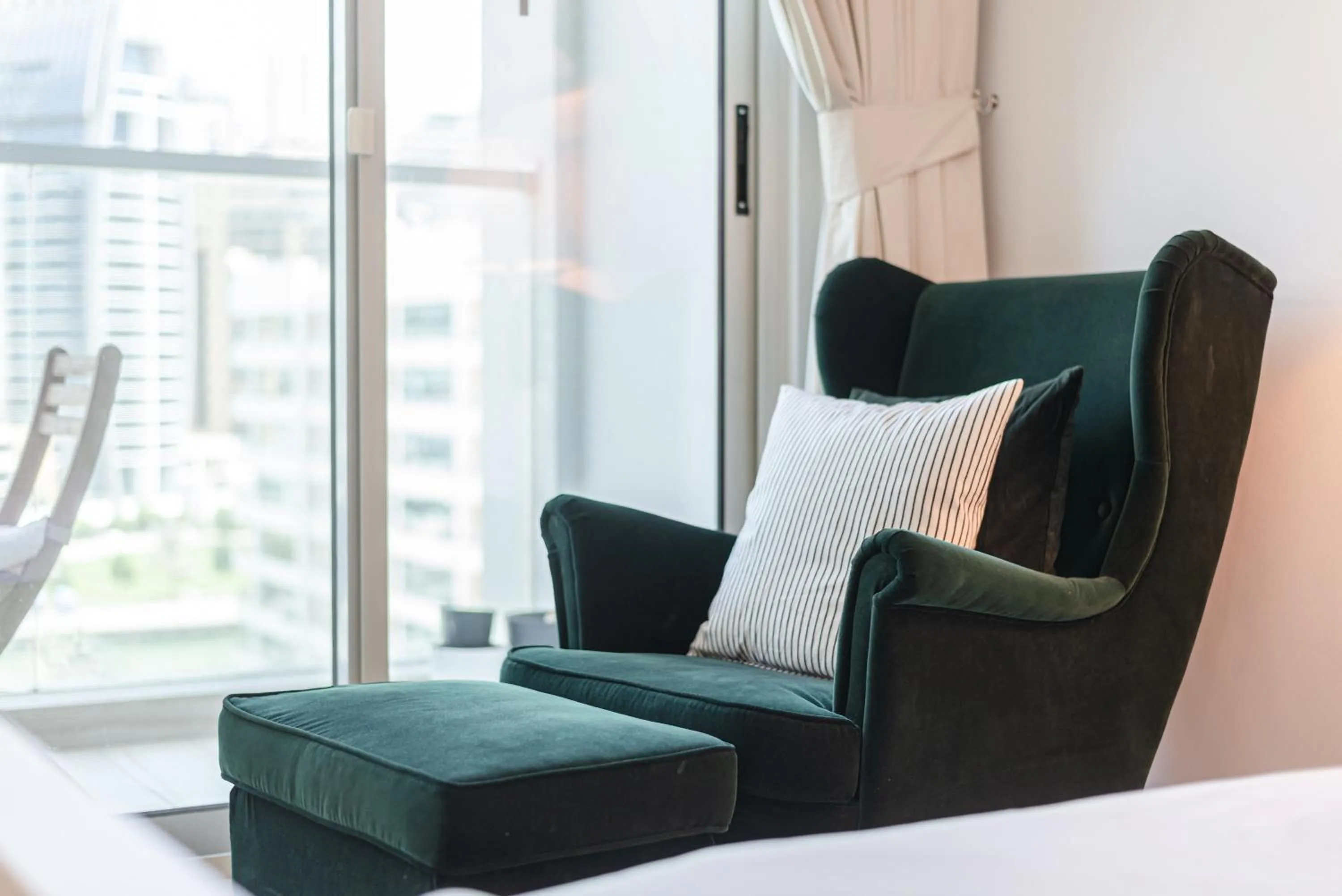 Bedroom in Marco Polo - Studio with Marina View, Huge Balcony in Marina