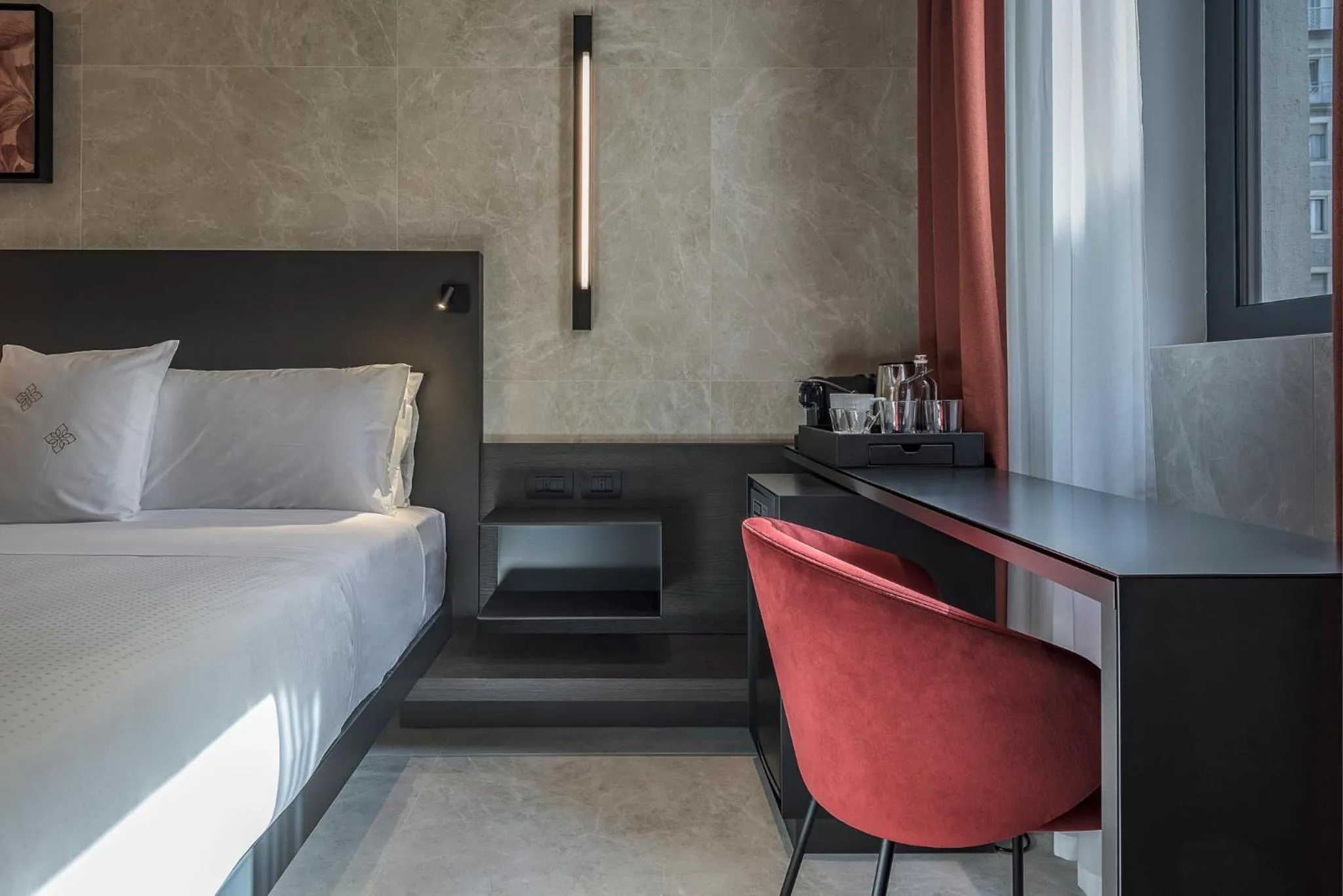 Bedroom, Bed in Palazzo Viridis