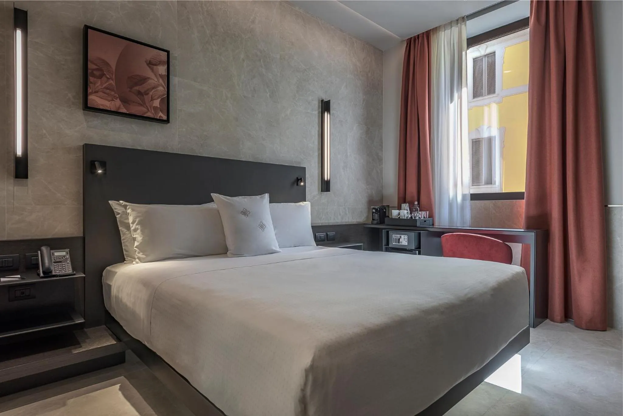 Bedroom, Bed in Palazzo Viridis