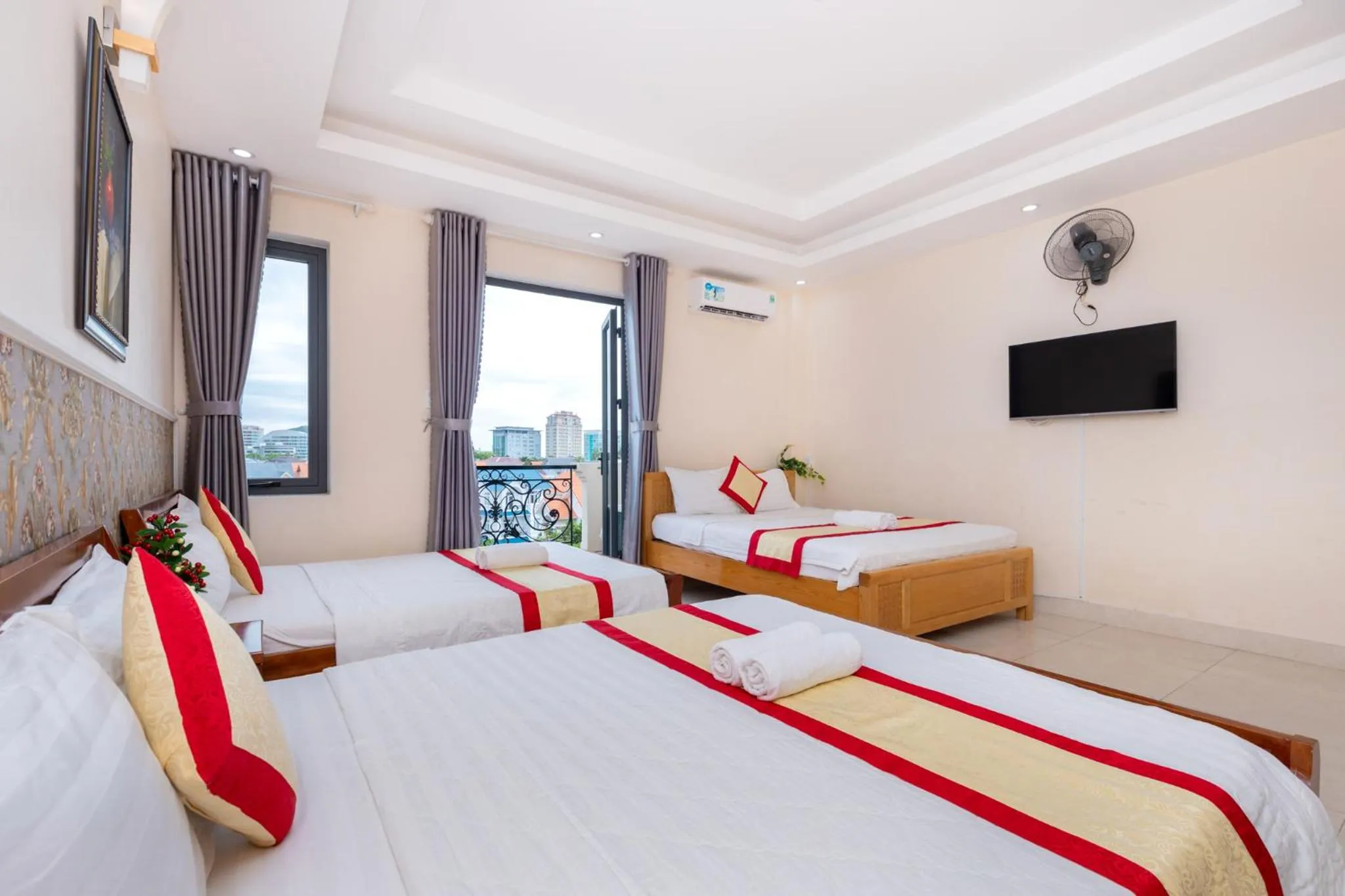 Bed in Biển Vàng Vũng Tàu Hotel