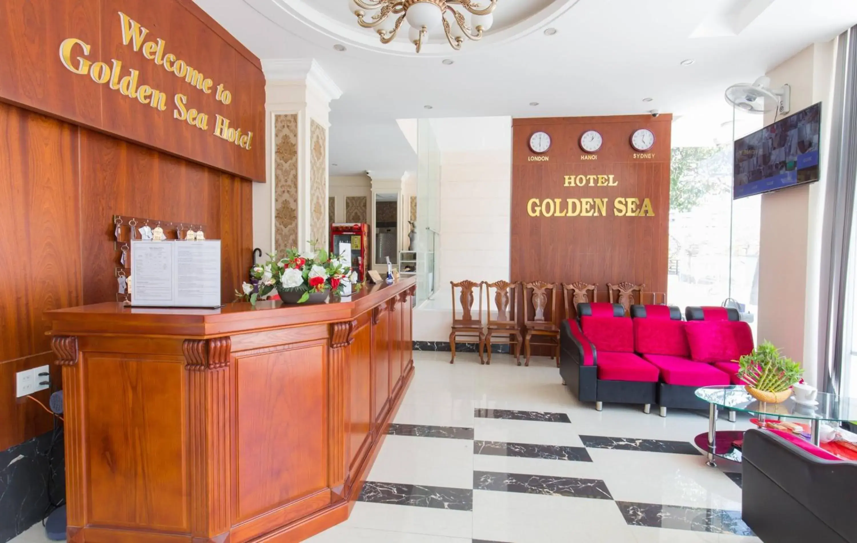 Lobby or reception in Biển Vàng Vũng Tàu Hotel Lobby or reception in Biển Vàng Vũng Tàu Hotel