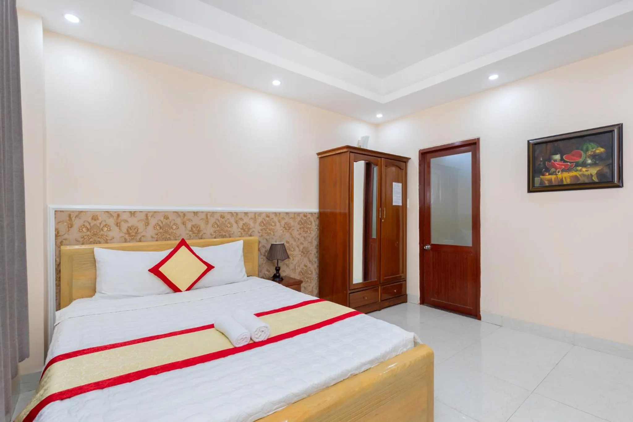 Bed in Biển Vàng Vũng Tàu Hotel