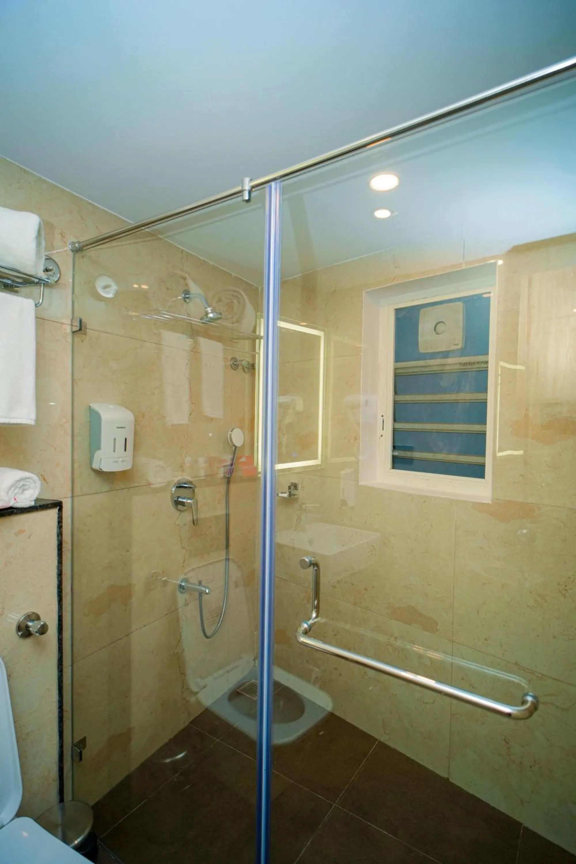Shower in Zip by Spree Hotels Phoenix Marathahalli