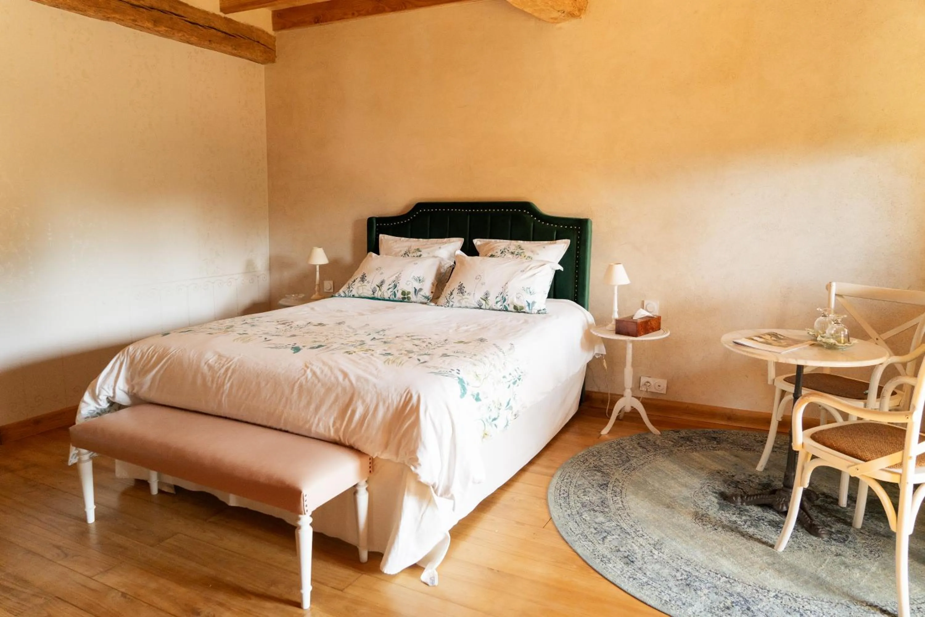 Bed in Le domaine de la Rivalière