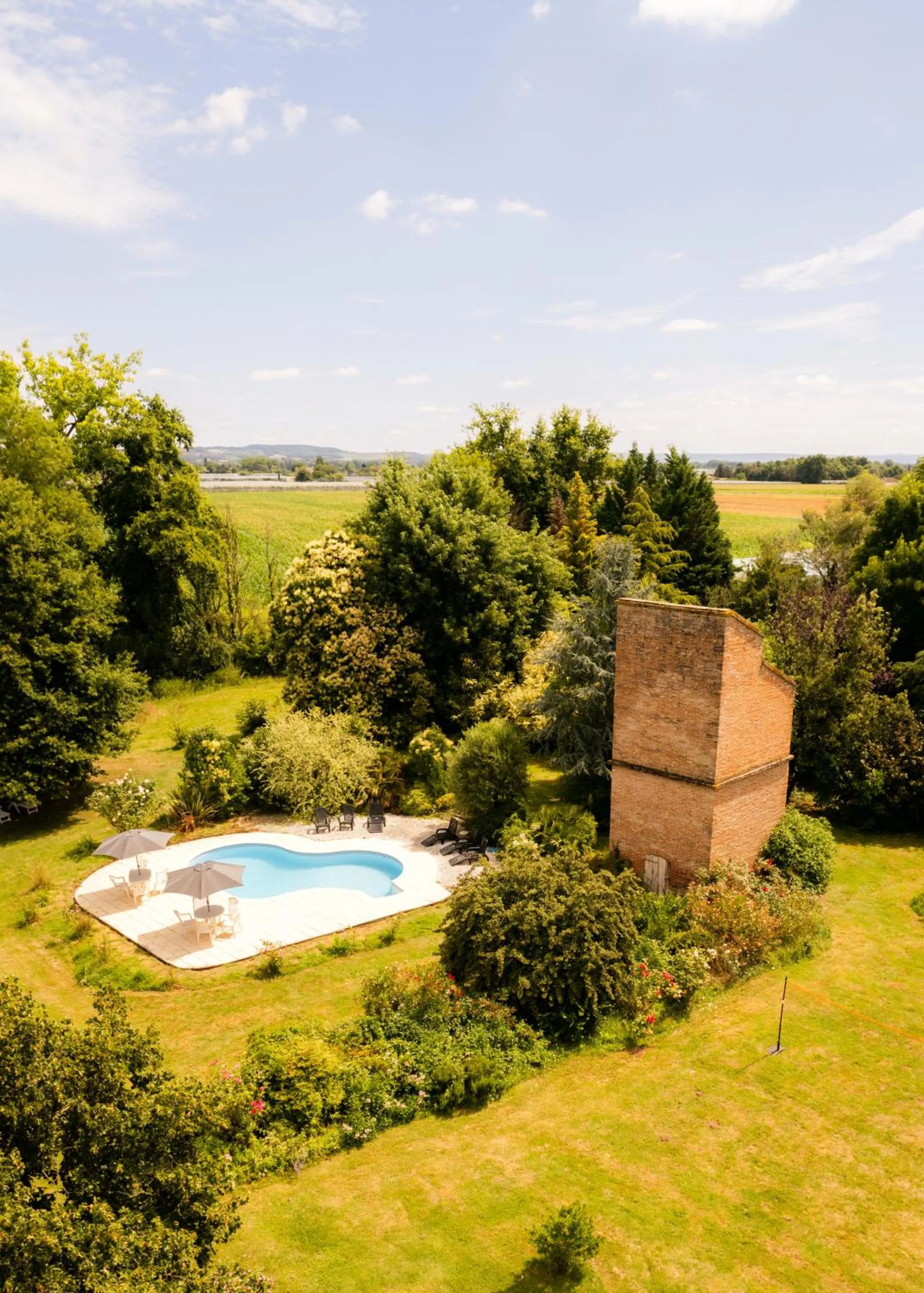 Property building, Pool View in Le domaine de la Rivalière