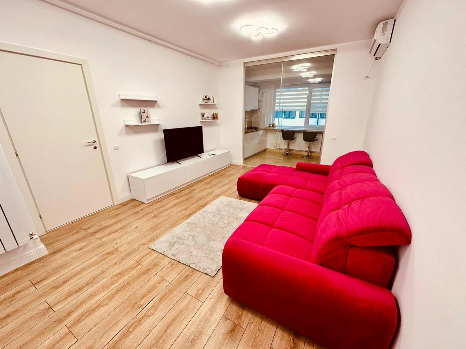 Seating area in Avangarde Apartment