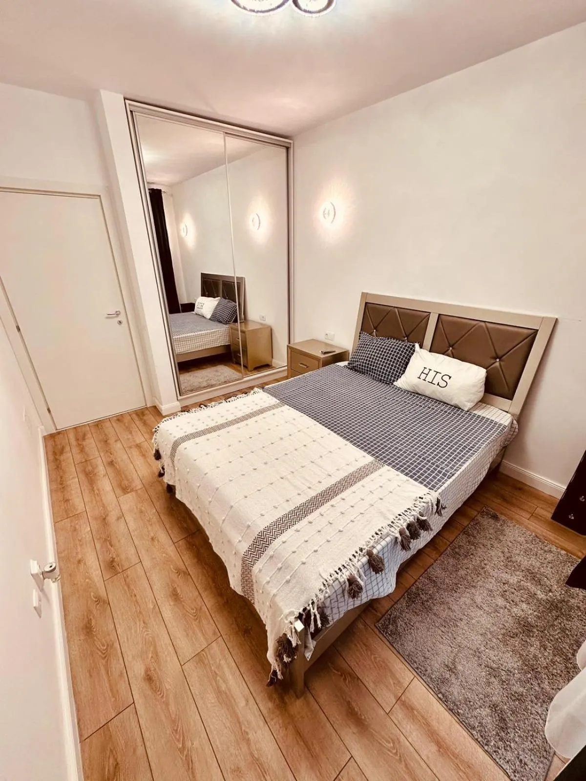 Bed in Avangarde Apartment