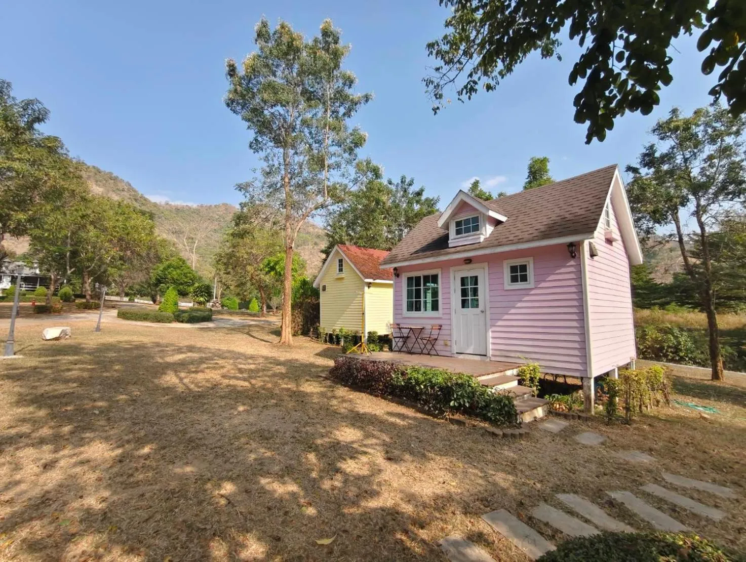 Inner courtyard view in The Open Hills
