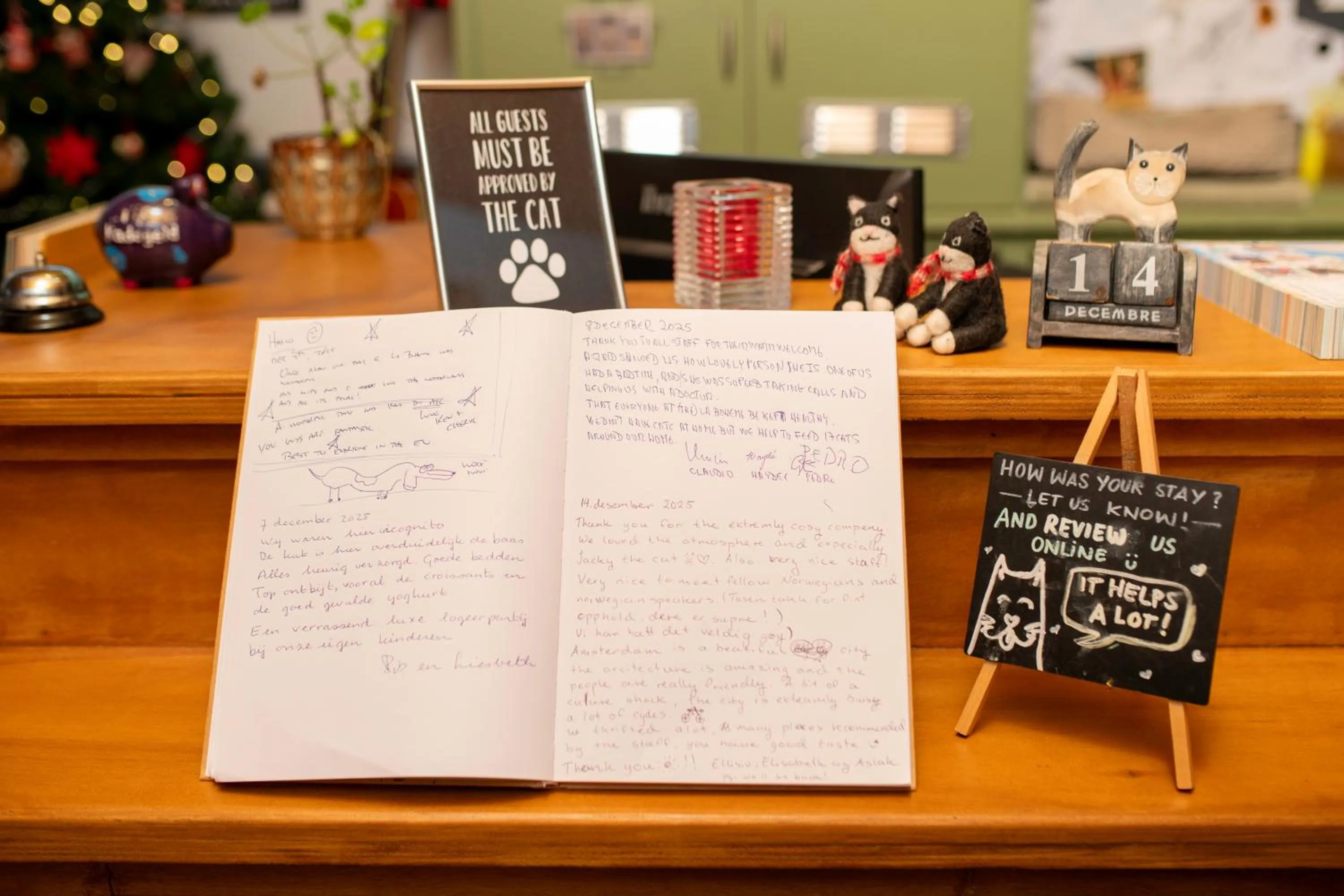 Lobby or reception in Hotel La Bohème