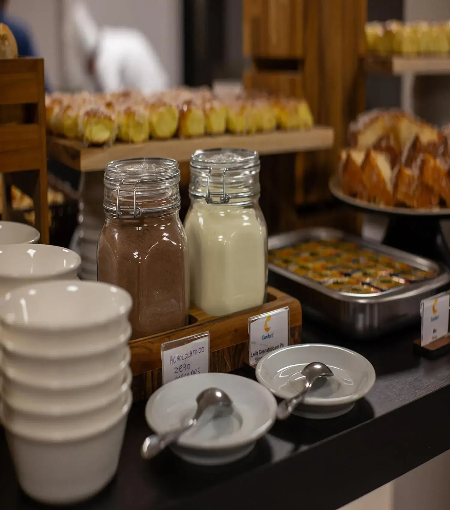 Buffet breakfast in Comfort Hotel Presidente Prudente Buffet breakfast in Comfort Hotel Presidente Prudente