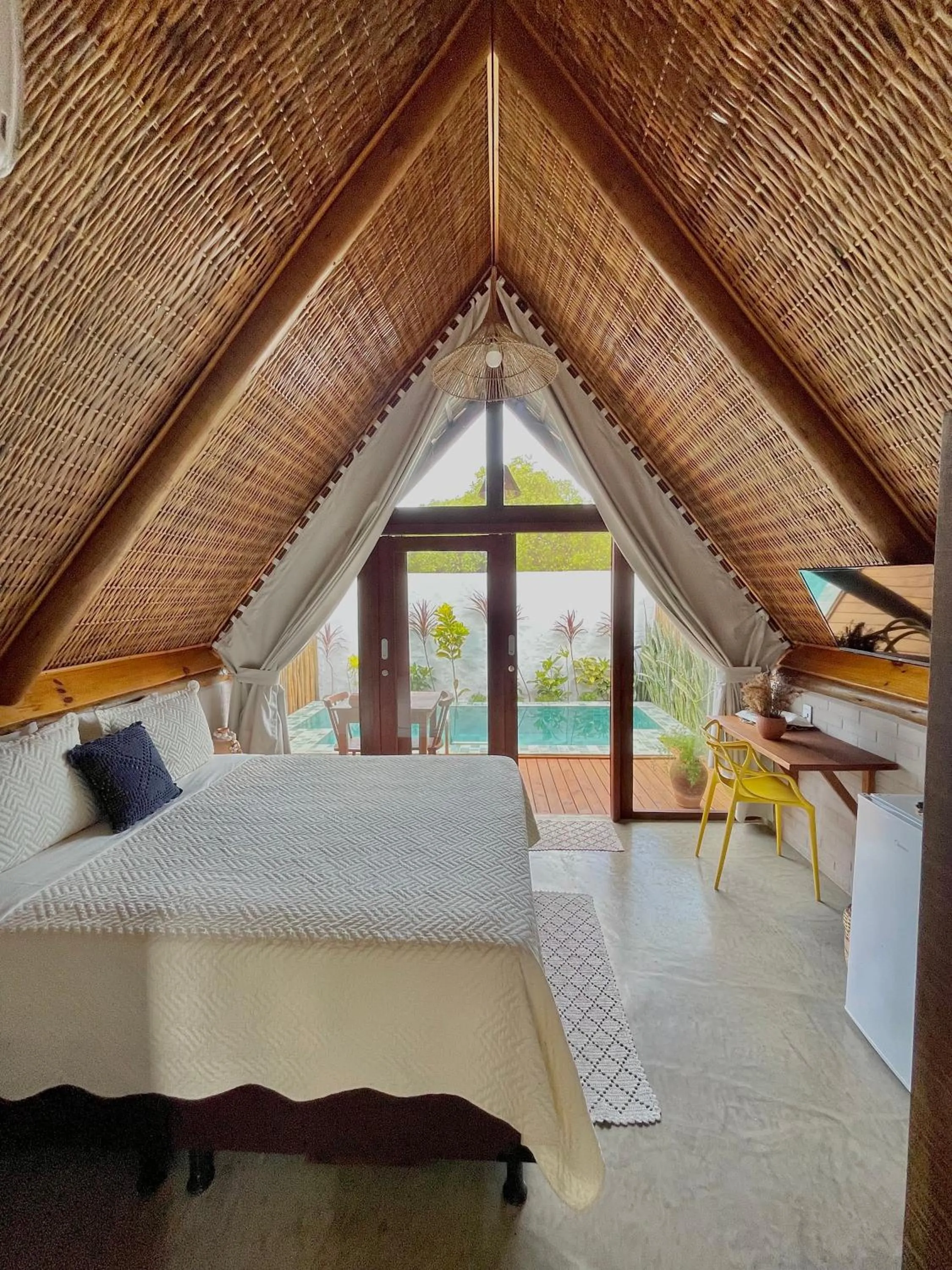 Bedroom, Bed in Pousada Villa di Luna