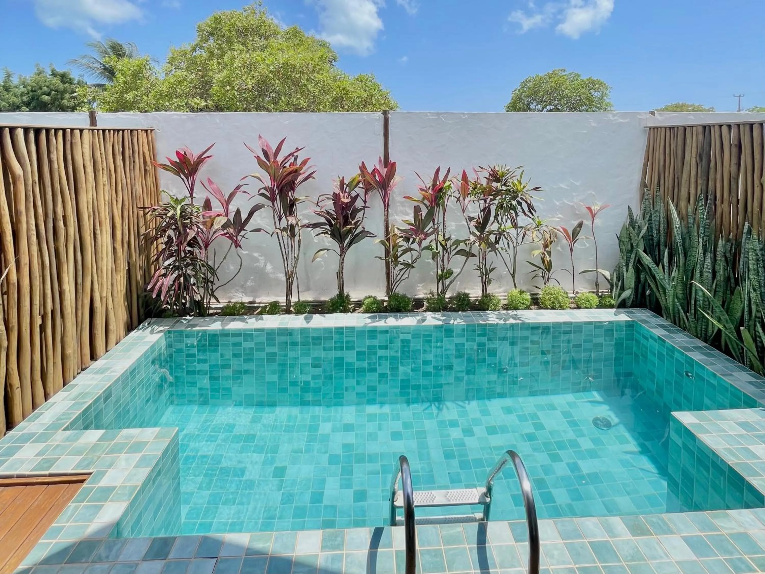 Pool view in Pousada Villa di Luna