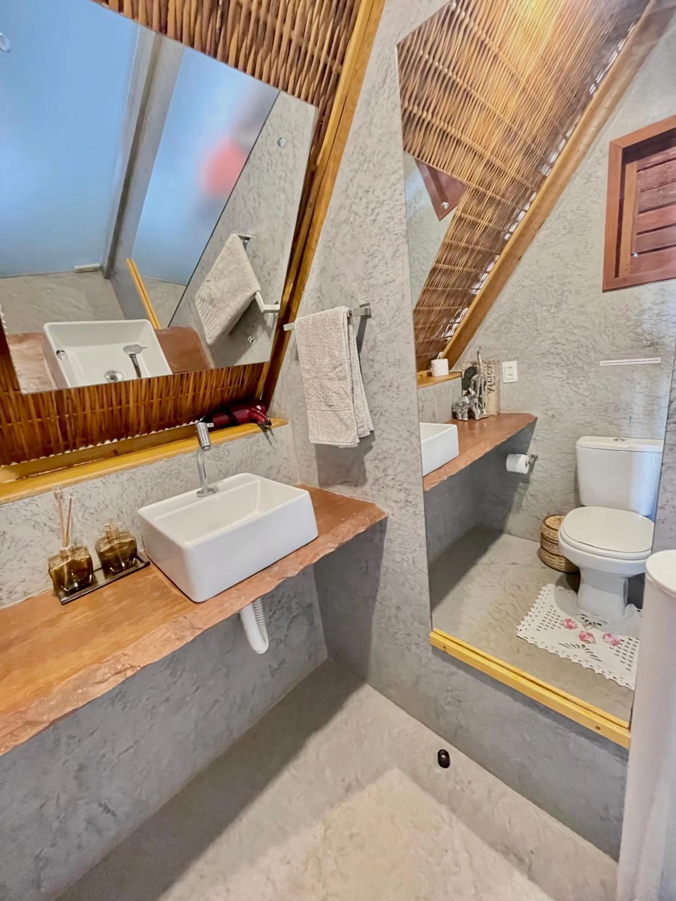 Bathroom in Pousada Villa di Luna