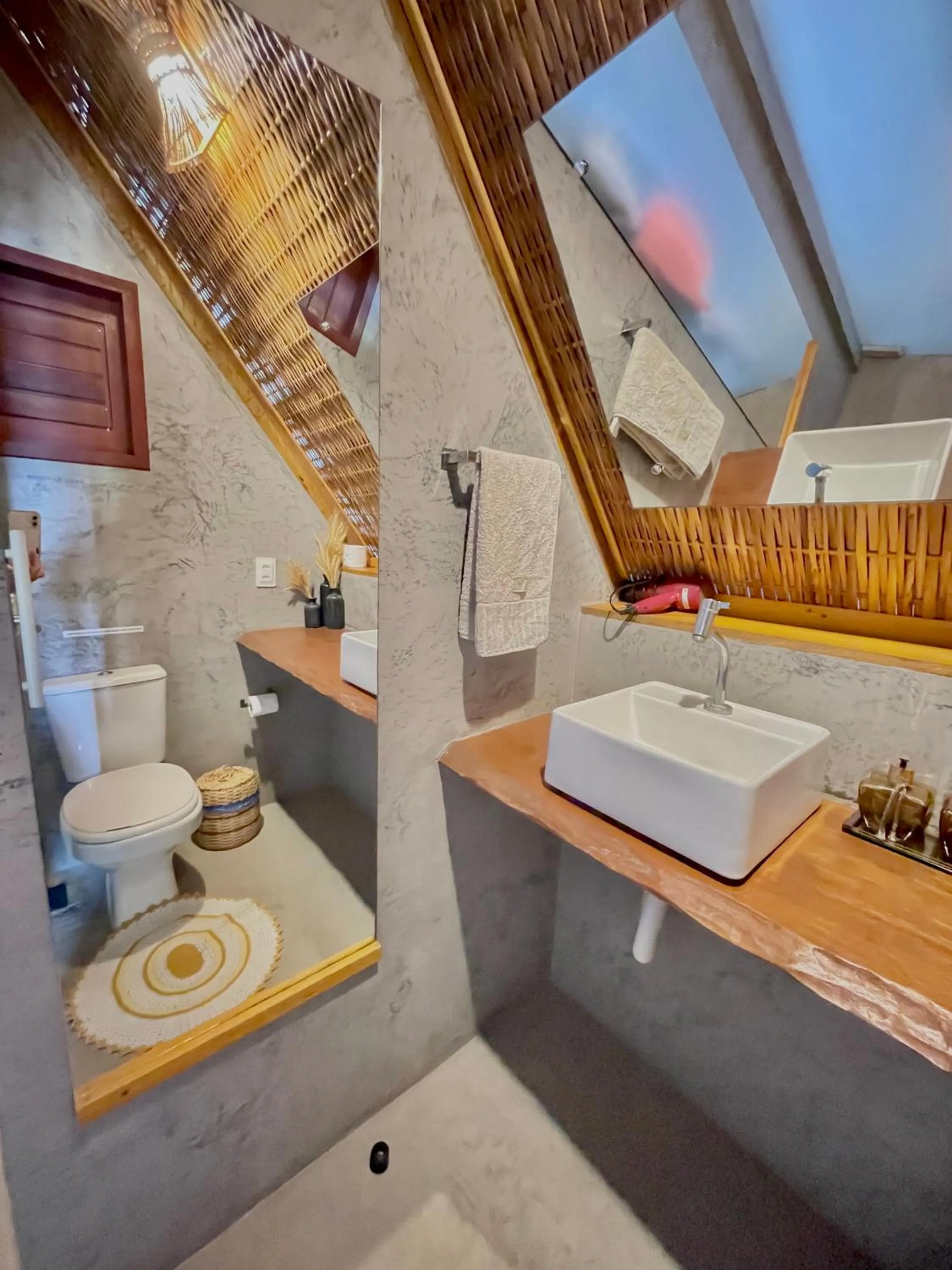 Bathroom in Pousada Villa di Luna