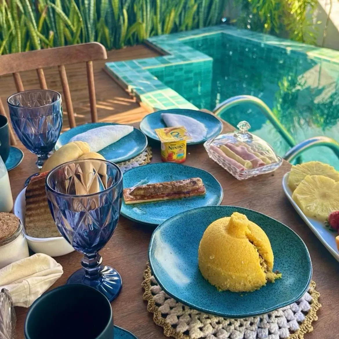 Breakfast in Pousada Villa di Luna