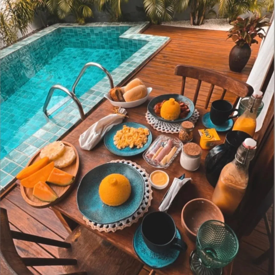 Breakfast in Pousada Villa di Luna