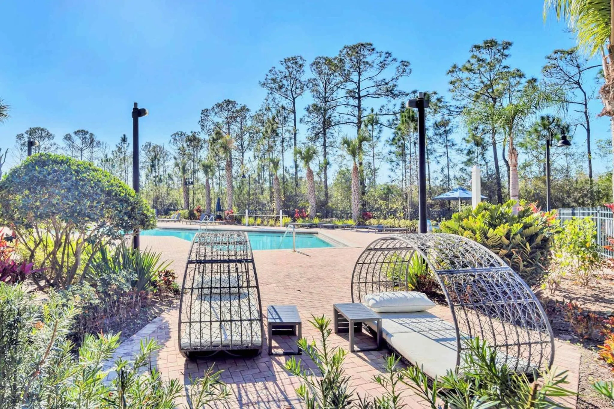 Garden view in Upstay Pet-Friendly Condo 6 Minutes from Disney