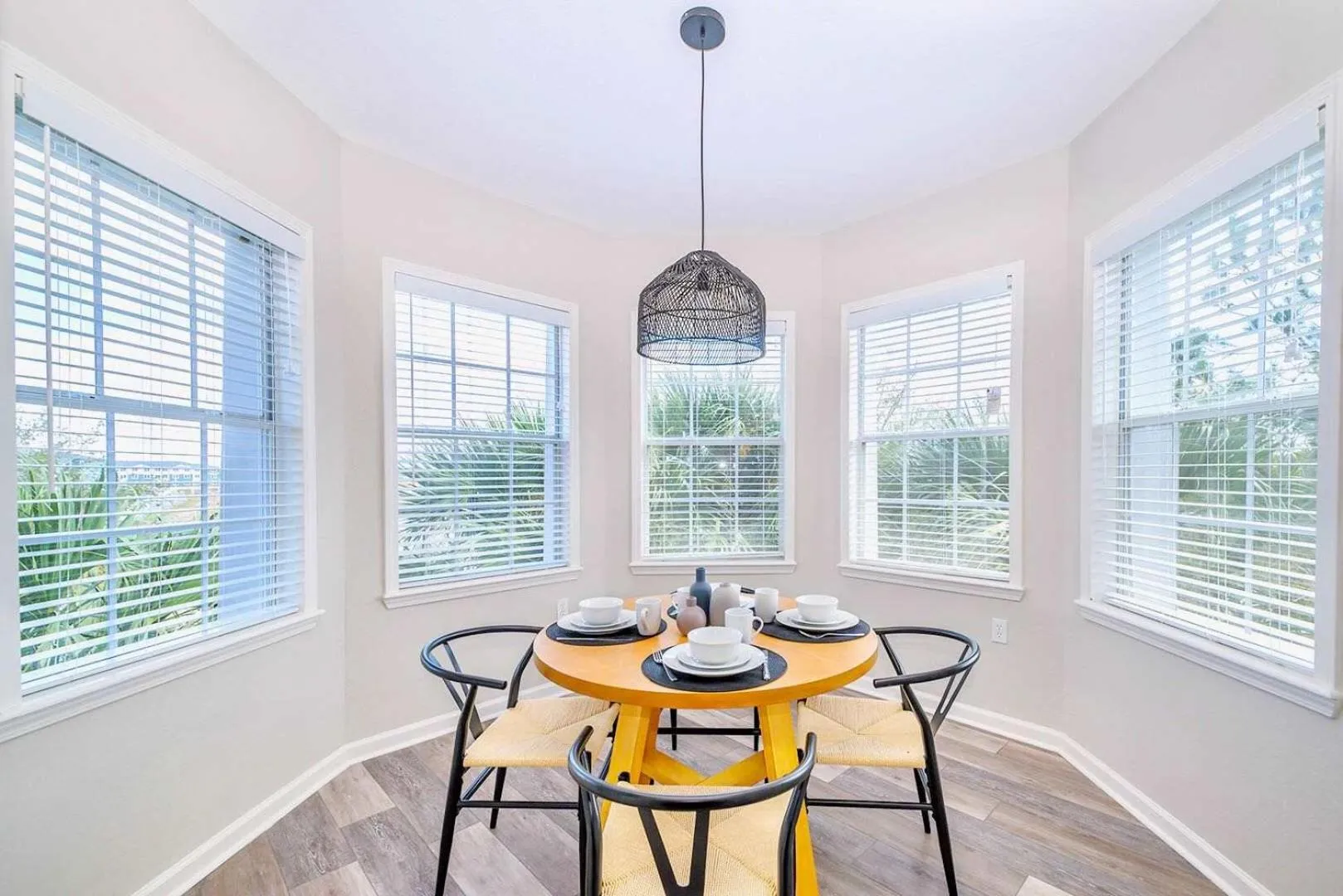 Dining area in Upstay Pet-Friendly Condo 6 Minutes from Disney