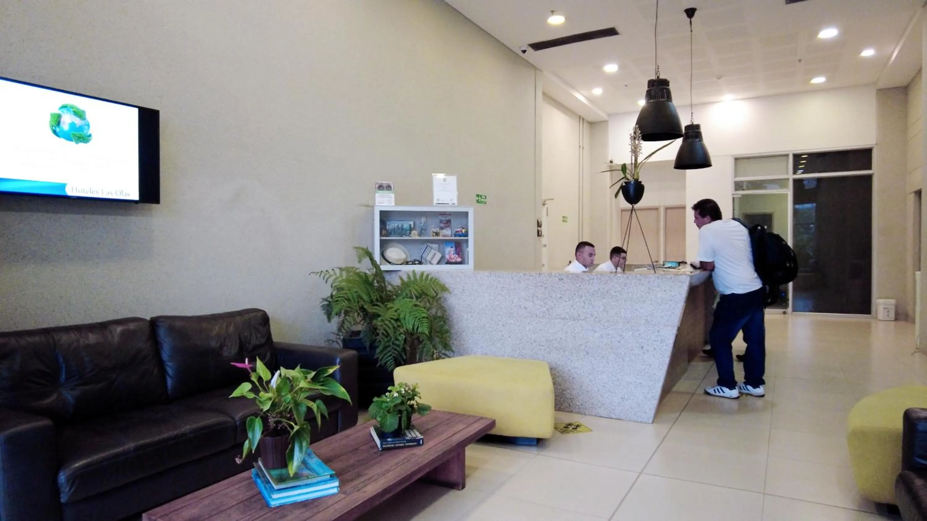 Lobby or reception in Hotel Las Olas Bello